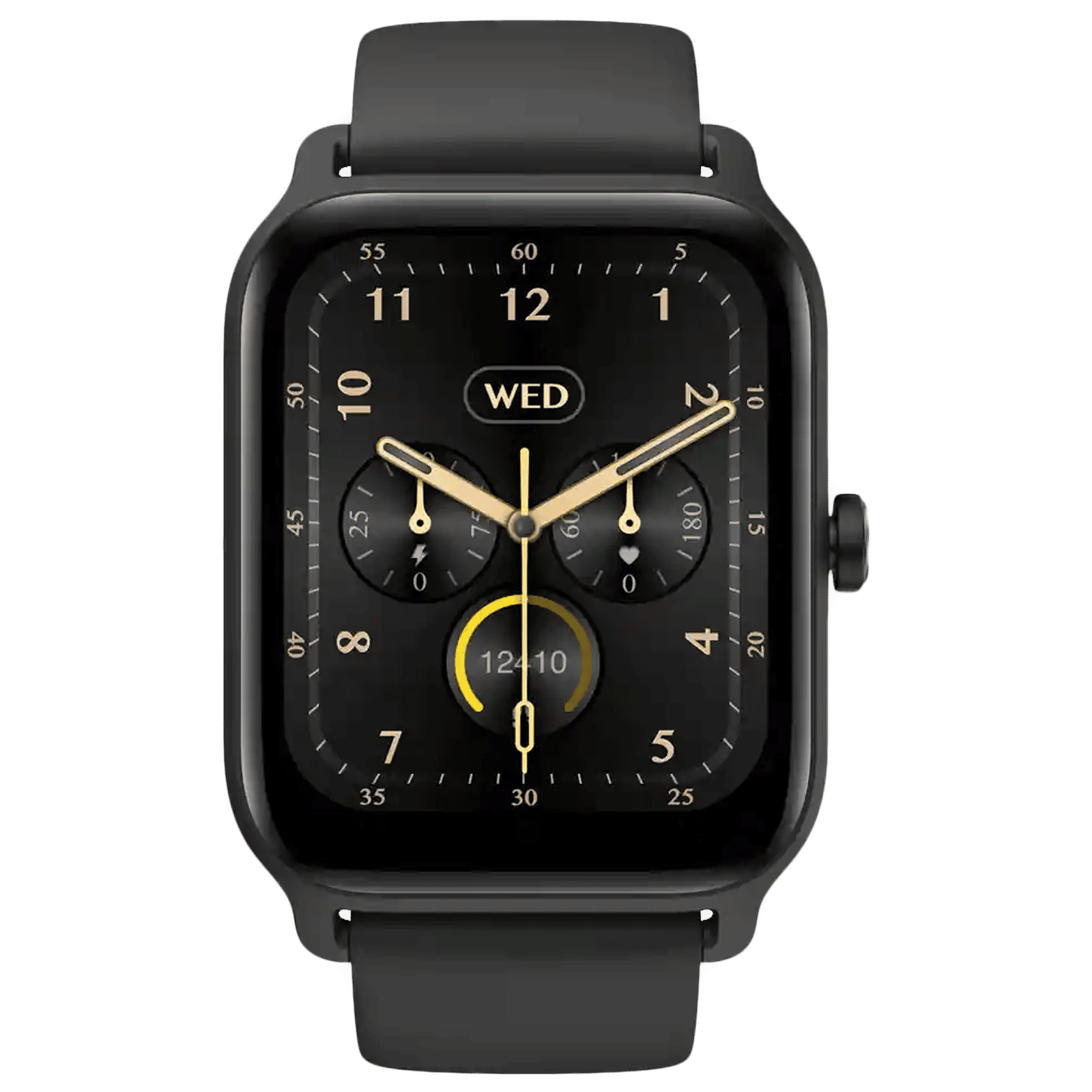 fastrack Reflex Nitro Smartwatch with Bluetooth Calling (45.6mm UltraVU Display, IP68 Water Resistant, Black Strap)_1