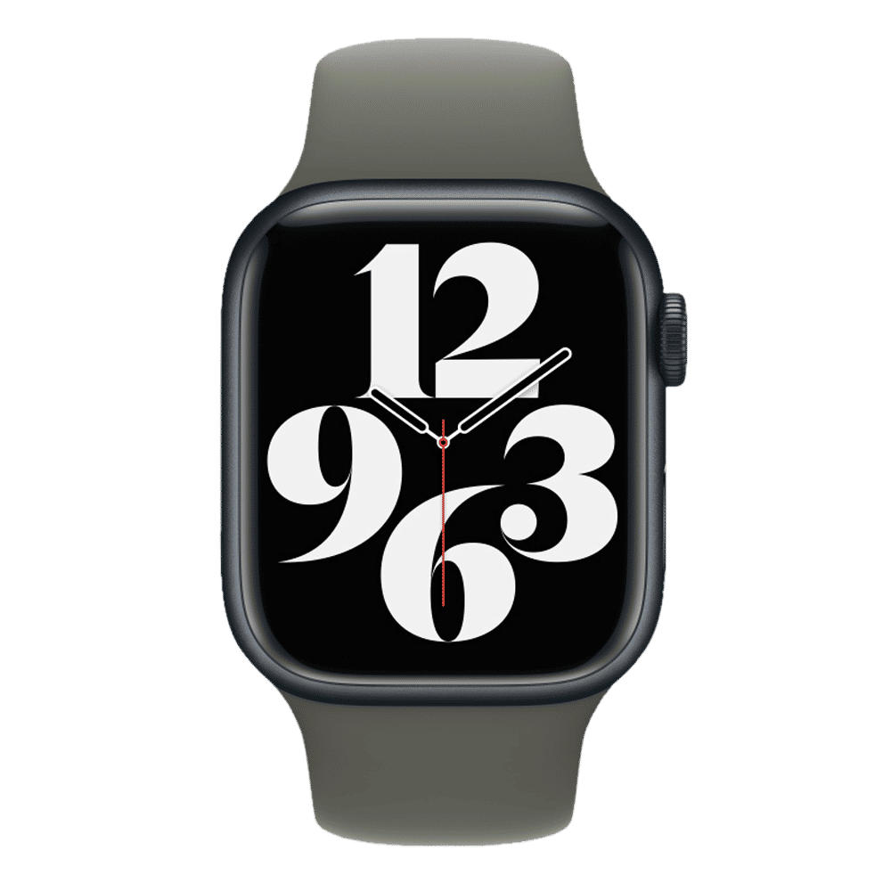 Apple Fluoroelastomer Sport Band for Apple (38mm / 40mm / 41mm) (Durable & Strong, Olive)_4