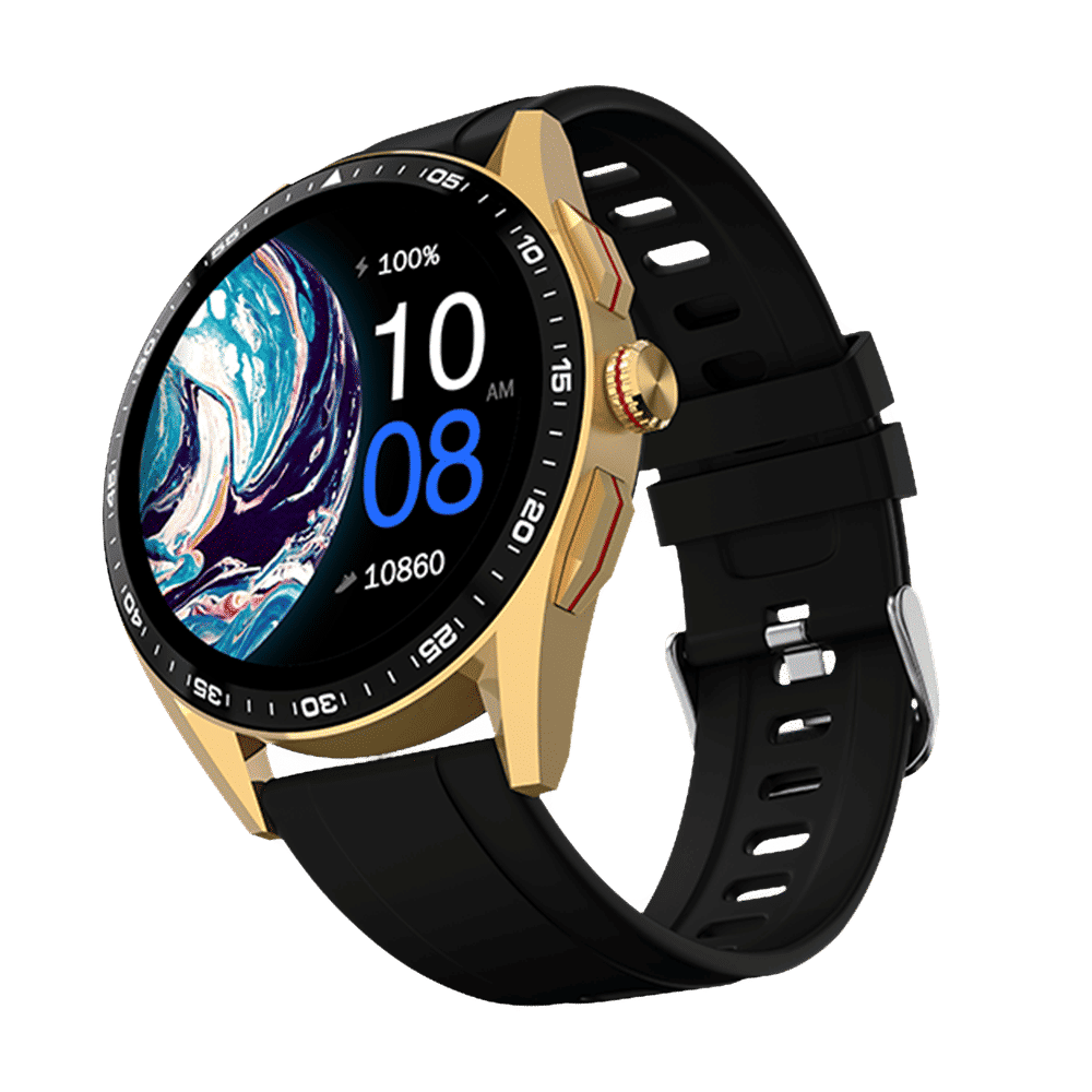 FIRE-BOLTT Invincible Plus Smartwatch with Bluetooth Calling (36.32mm AMOLED Display, IP67 Water Resistant, Black Strap)_4