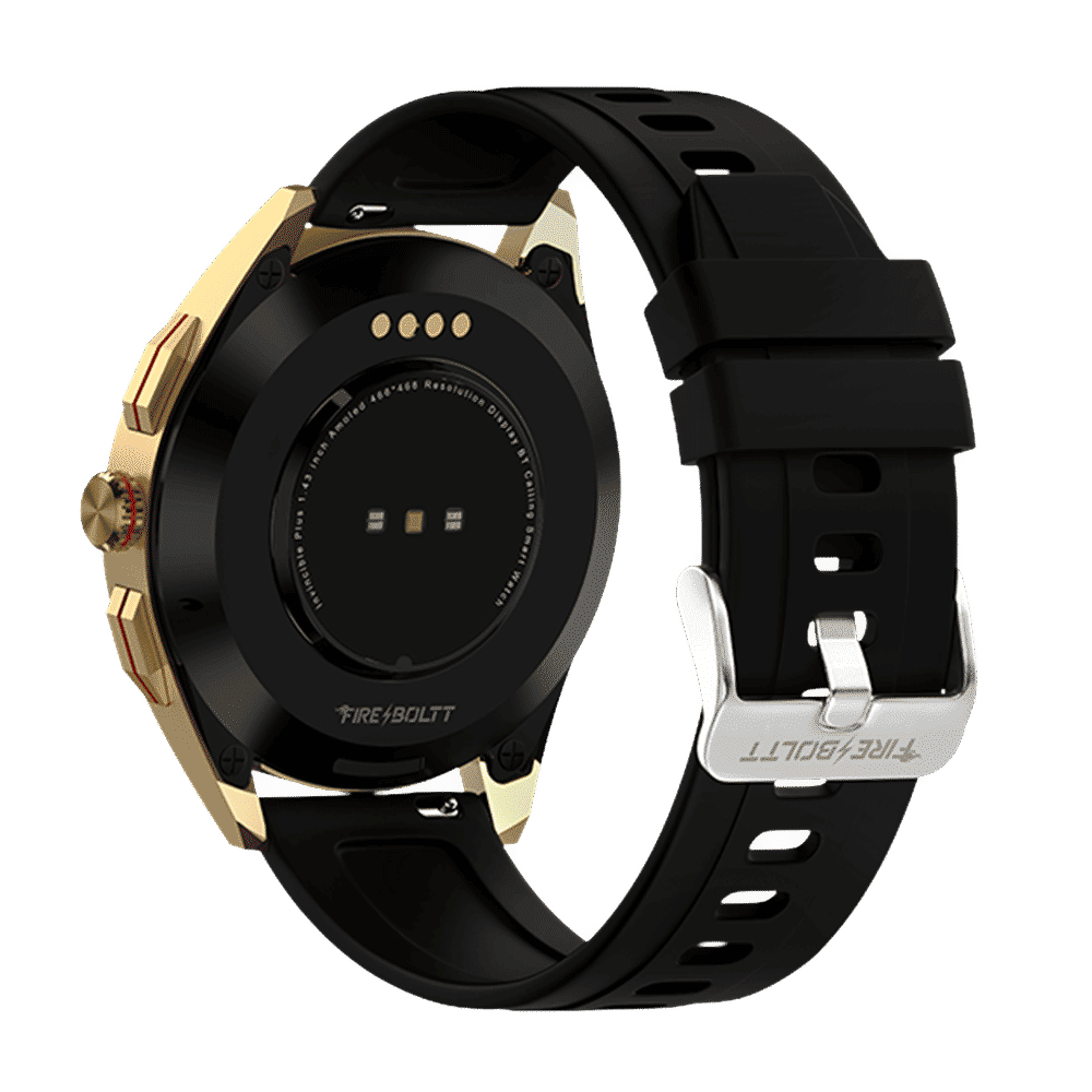 FIRE-BOLTT Invincible Plus Smartwatch with Bluetooth Calling (36.32mm AMOLED Display, IP67 Water Resistant, Black Strap)_6