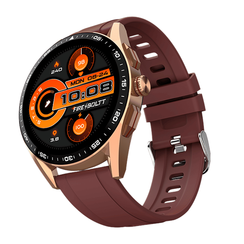 FIRE-BOLTT Invincible Plus Smartwatch with Bluetooth Calling (36.32mm AMOLED Display, IP67 Water Resistant, Rose Gold)_4