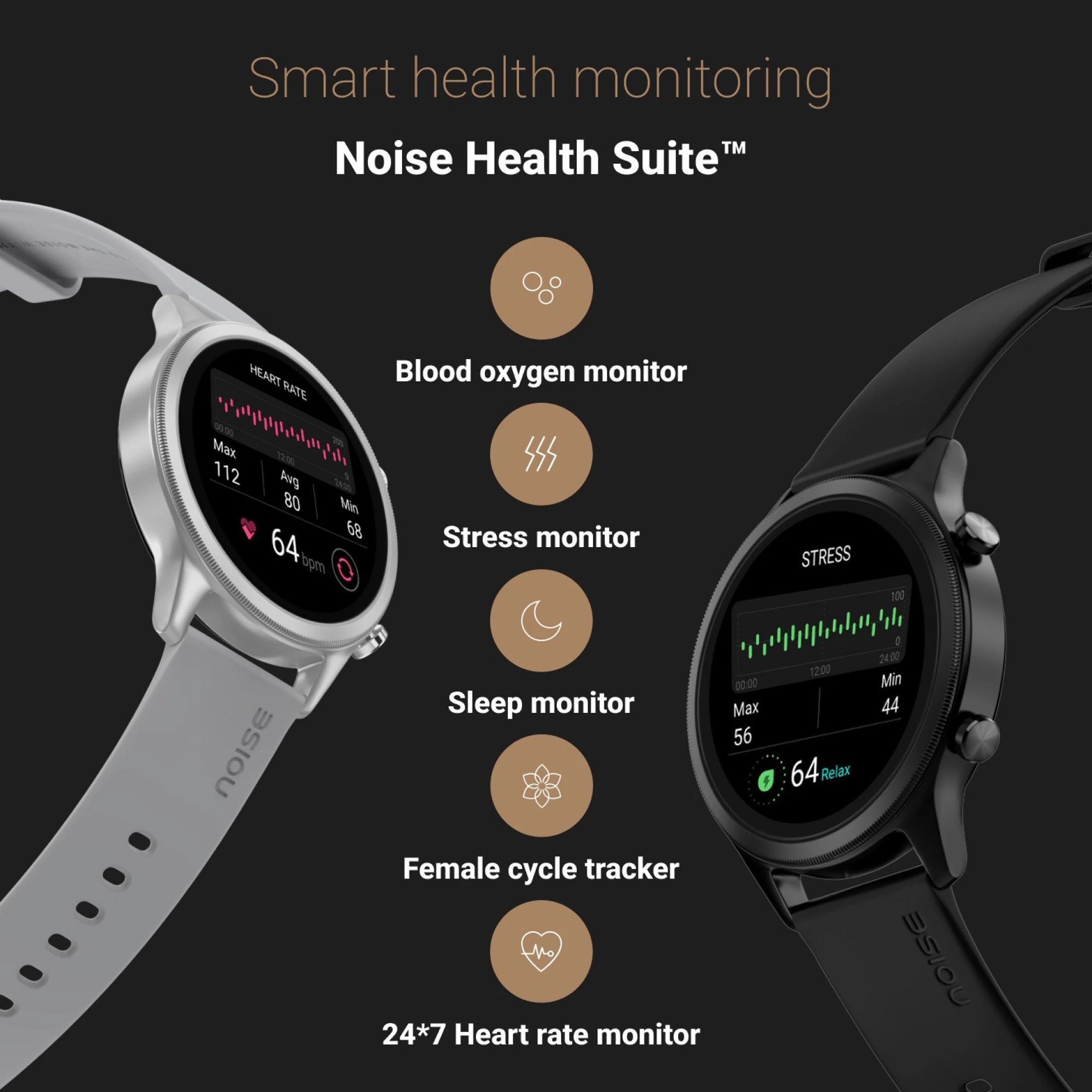 noise NoiseFit Evolve 3 Smartwatch with Bluetooth Calling (36.32mm AMOLED Display, IP68 Water Resistant, Carbon Black Strap) noise NoiseFit Evolve 3 Smartwatch with Bluetooth Calling (36.32mm AMOLED Display, IP68 Water Resistant, Carbon Black Strap)_10