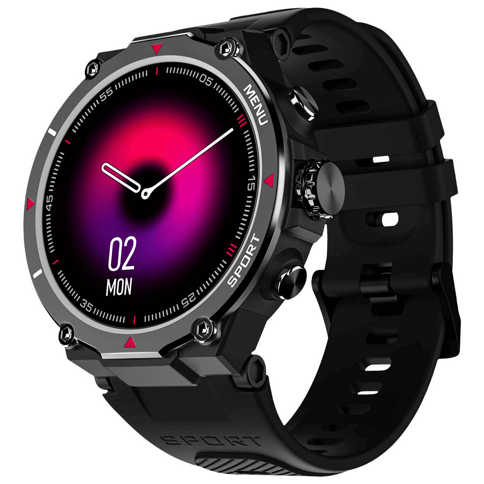 noise NoiseFit Force Smartwatch with Bluetooth Calling (33.52mm IPS Display, IP67 Water Resistant, Jet Black Strap)_4
