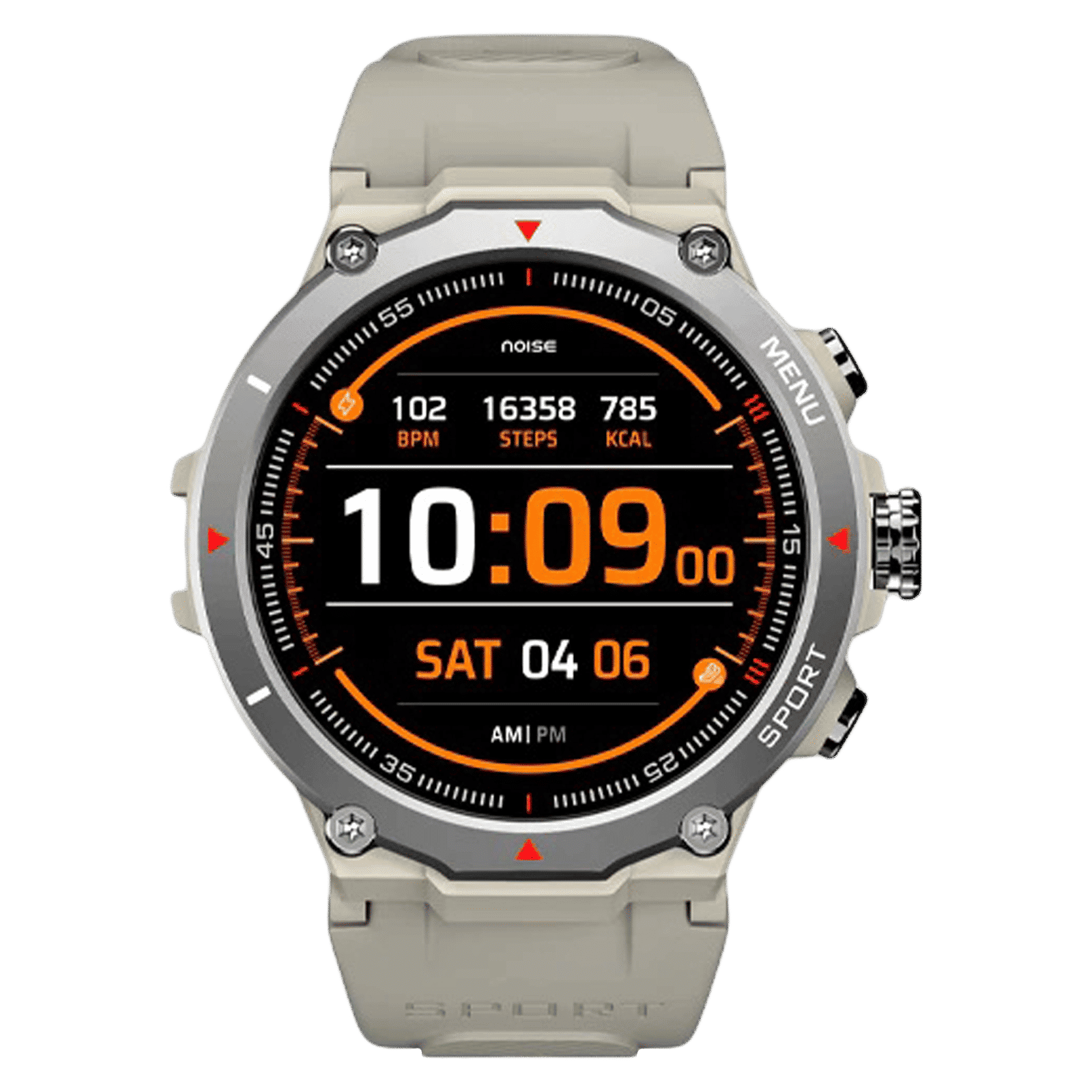 noise NoiseFit Force Smartwatch with Bluetooth Calling (33.52mm IPS Display, IP67 Water Resistant, Misty Grey Strap) noise NoiseFit Force Smartwatch with Bluetooth Calling (33.52mm IPS Display, IP67 Water Resistant, Misty Grey Strap)_1