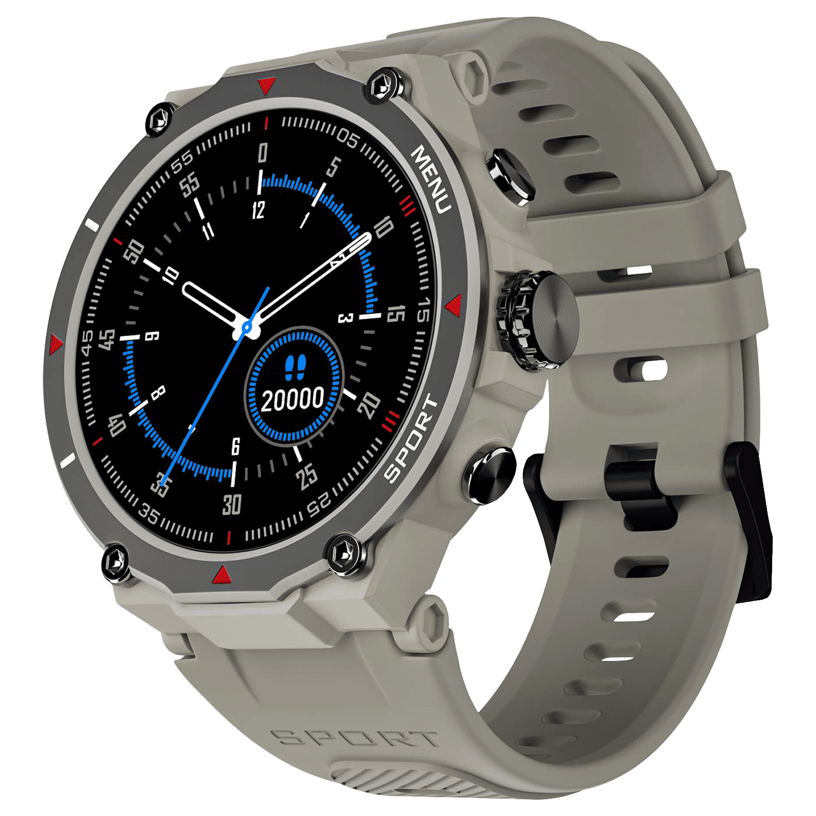 noise NoiseFit Force Smartwatch with Bluetooth Calling (33.52mm IPS Display, IP67 Water Resistant, Misty Grey Strap) noise NoiseFit Force Smartwatch with Bluetooth Calling (33.52mm IPS Display, IP67 Water Resistant, Misty Grey Strap)_4