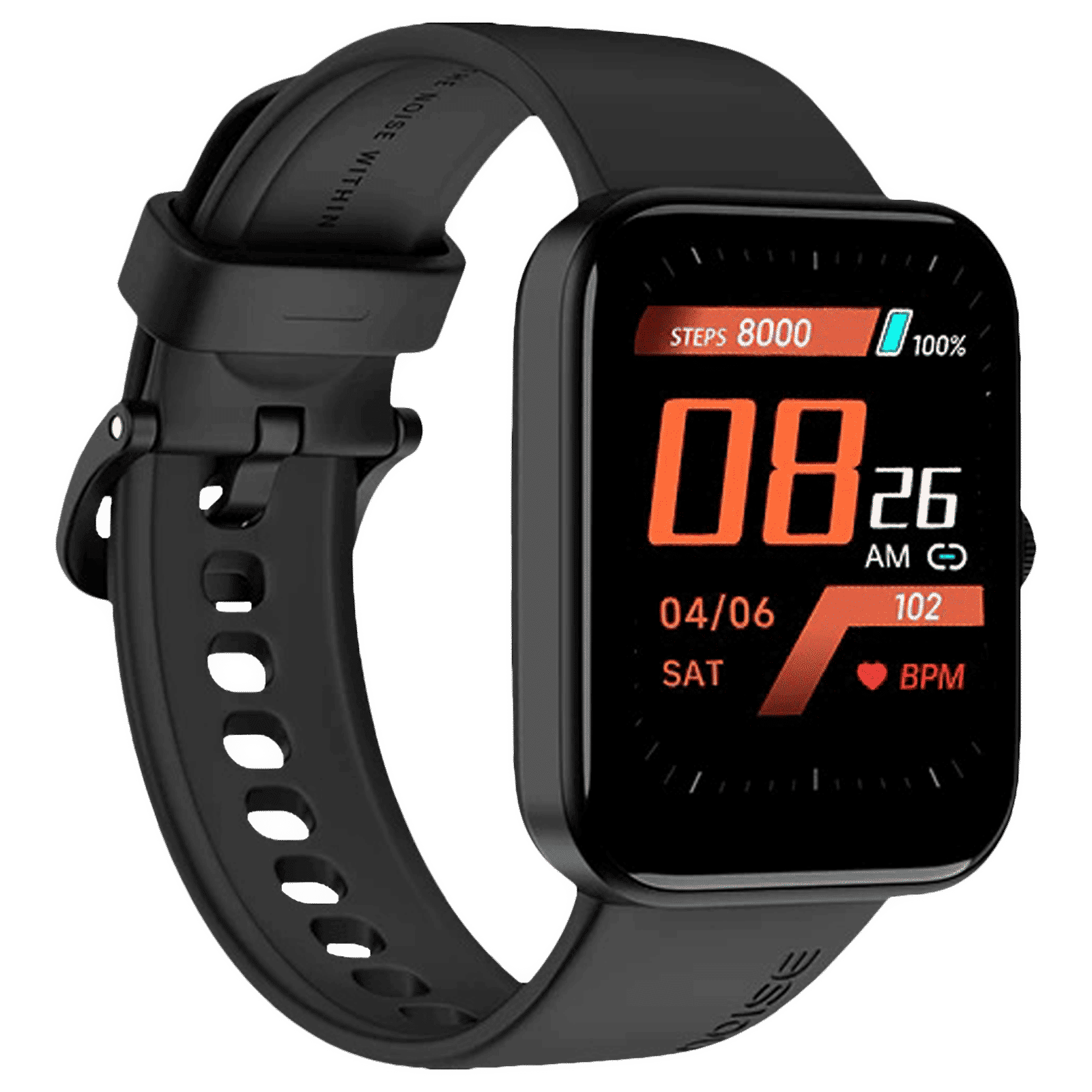 noise ColorFit Pulse Go Buzz Smartwatch with Bluetooth Calling (42.92mm LCD Display, IP68 Water Resistant, Jet Black Strap) noise ColorFit Pulse Go Buzz Smartwatch with Bluetooth Calling (42.92mm LCD Display, IP68 Water Resistant, Jet Black Strap)_5