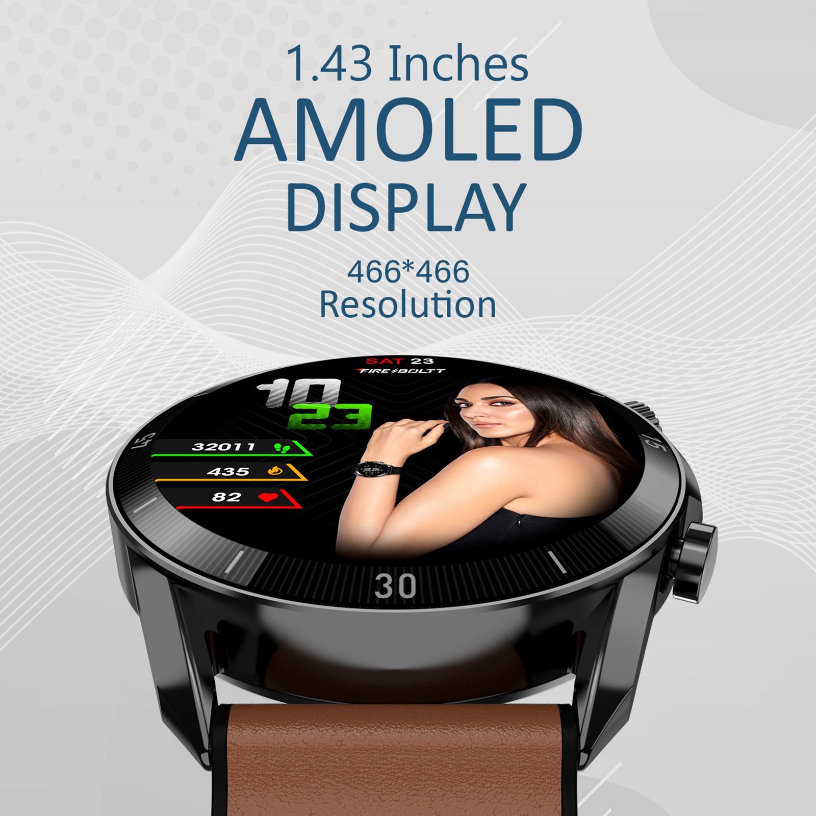 FIRE-BOLTT Legacy Smartwatch with Bluetooth Calling (35.6mm, IP68 Water Resistant, Brown Leather Strap) FIRE-BOLTT Legacy Smartwatch with Bluetooth Calling (35.6mm, IP68 Water Resistant, Brown Leather Strap)_11