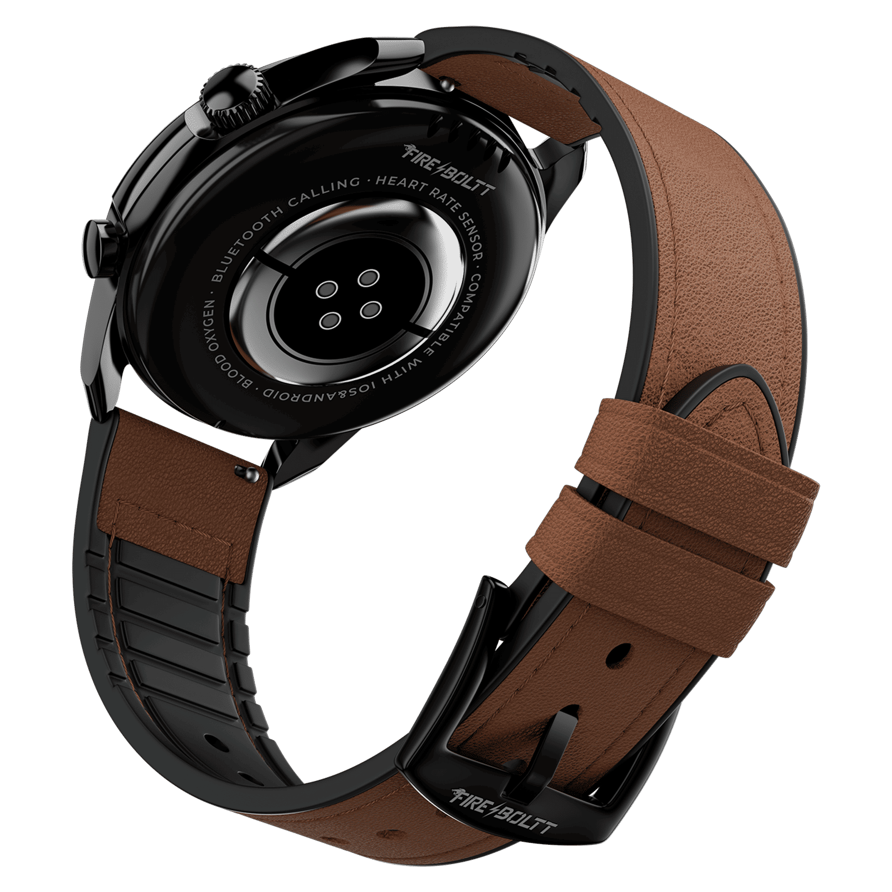 FIRE-BOLTT Legacy Smartwatch with Bluetooth Calling (35.6mm, IP68 Water Resistant, Brown Leather Strap) FIRE-BOLTT Legacy Smartwatch with Bluetooth Calling (35.6mm, IP68 Water Resistant, Brown Leather Strap)_5
