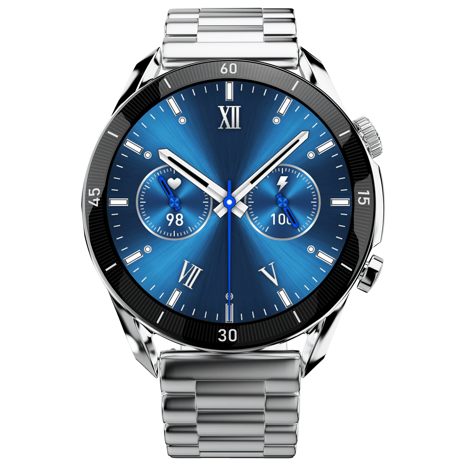 FIRE-BOLTT Legacy Smartwatch with Bluetooth Calling (36.32mm AMOLED Display, IP68 Water Resistant, Silver Strap) FIRE-BOLTT Legacy Smartwatch with Bluetooth Calling (36.32mm AMOLED Display, IP68 Water Resistant, Silver Strap)_1