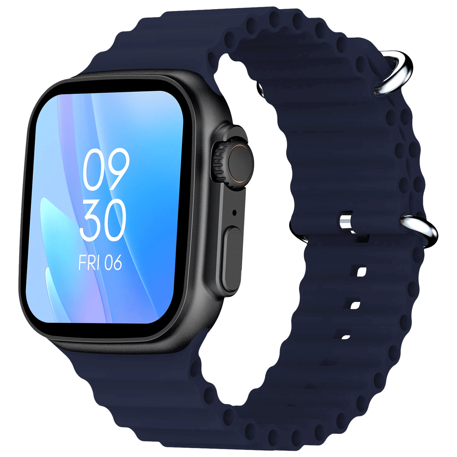 FIRE-BOLTT Warrior Smartwatch with Bluetooth Calling (49.7mm TFT HD Display, IP67 Water Resistant, Navy Blue Strap)_4