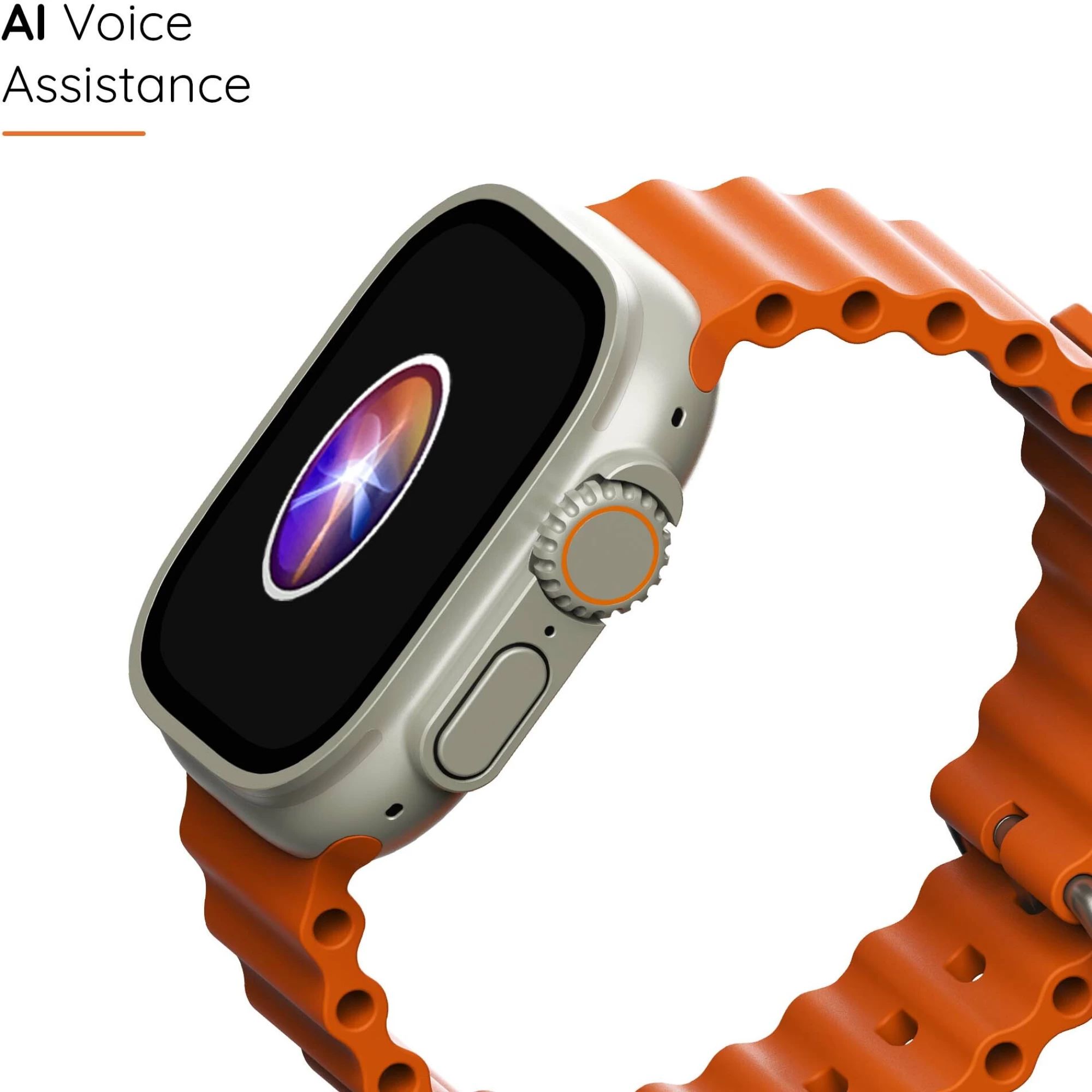 pebble Cosmos Engage Smartwatch with Bluetooth Calling (49.5mm IPS Display, IP67 Water Resistant, Salamander Orange Strap)_9