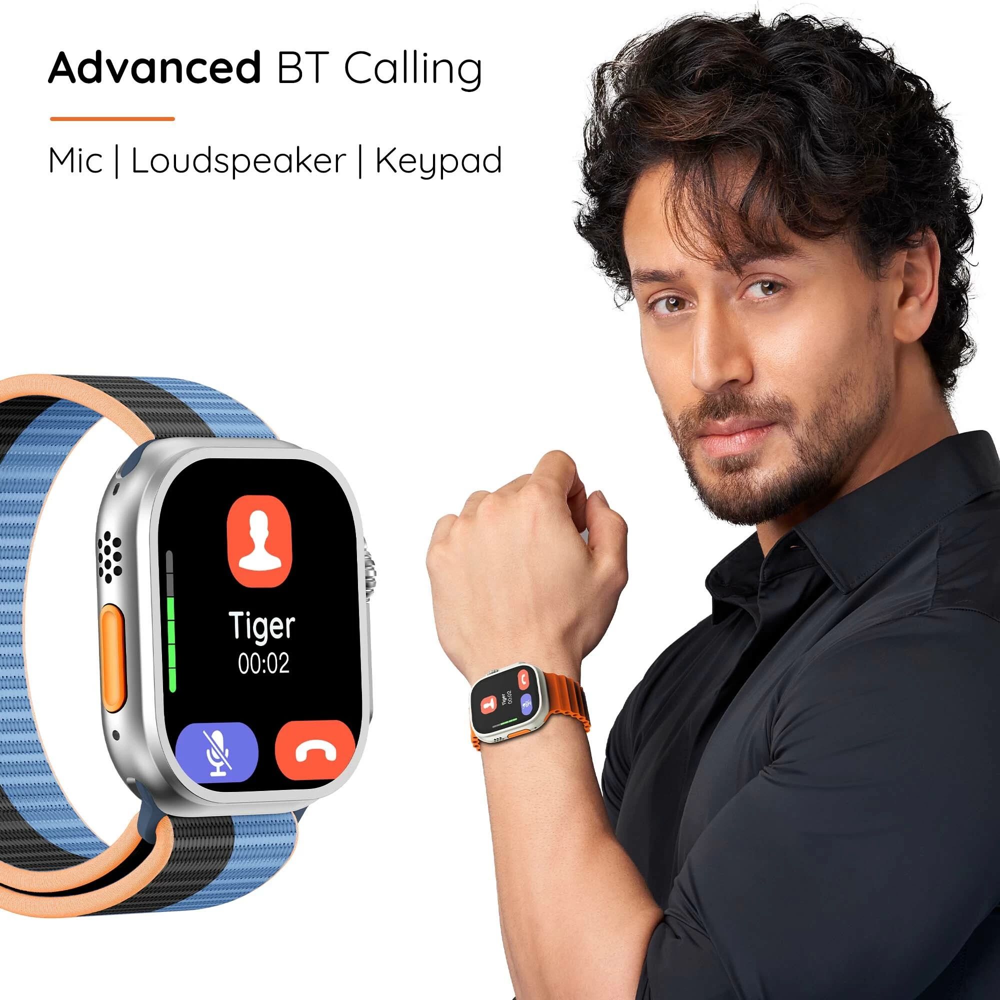 pebble Cosmos Engage Smartwatch with Bluetooth Calling (40.64mm IPS Display, IP67 Water Resistant, Celestial Blue Strap) pebble Cosmos Engage Smartwatch with Bluetooth Calling (40.64mm IPS Display, IP67 Water Resistant, Celestial Blue Strap)_6