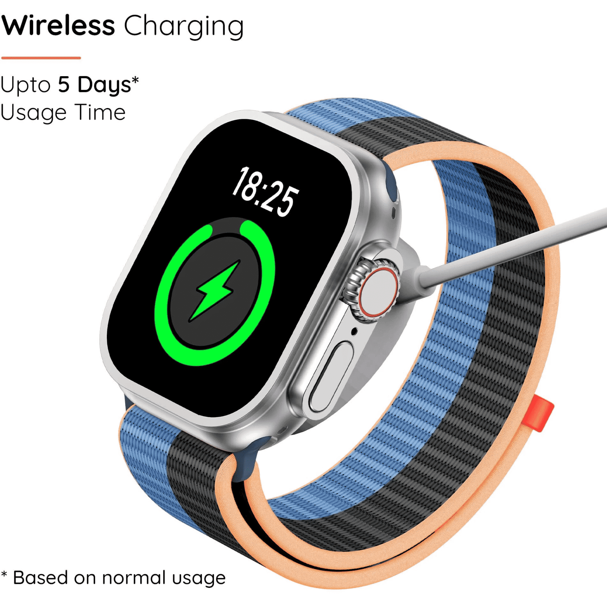 pebble Cosmos Engage Smartwatch with Bluetooth Calling (40.64mm IPS Display, IP67 Water Resistant, Celestial Blue Strap) pebble Cosmos Engage Smartwatch with Bluetooth Calling (40.64mm IPS Display, IP67 Water Resistant, Celestial Blue Strap)_4