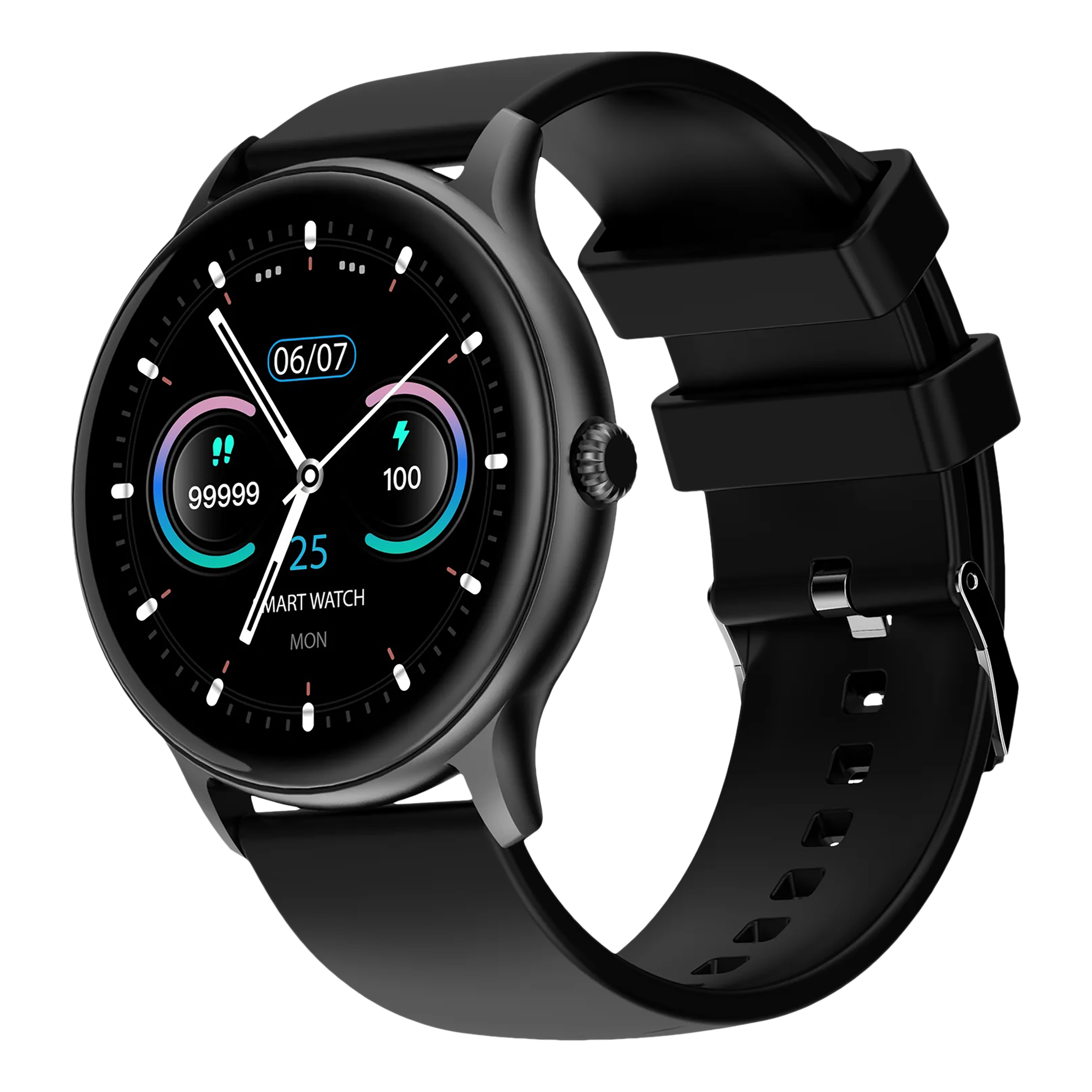 FIRE-BOLTT Hurricane Pro Smartwatch With Activity Tracker (35.3mm HD Display, IP67 Water Resistant, Black Strap) FIRE-BOLTT Hurricane Pro Smartwatch With Activity Tracker (35.3mm HD Display, IP67 Water Resistant, Black Strap)_1