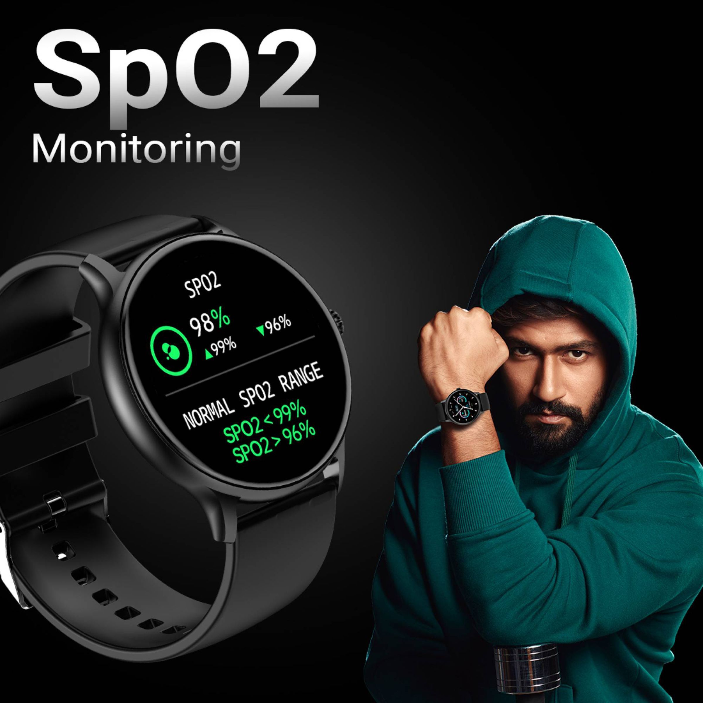 FIRE-BOLTT Hurricane Pro Smartwatch With Activity Tracker (35.3mm HD Display, IP67 Water Resistant, Black Strap) FIRE-BOLTT Hurricane Pro Smartwatch With Activity Tracker (35.3mm HD Display, IP67 Water Resistant, Black Strap)_10