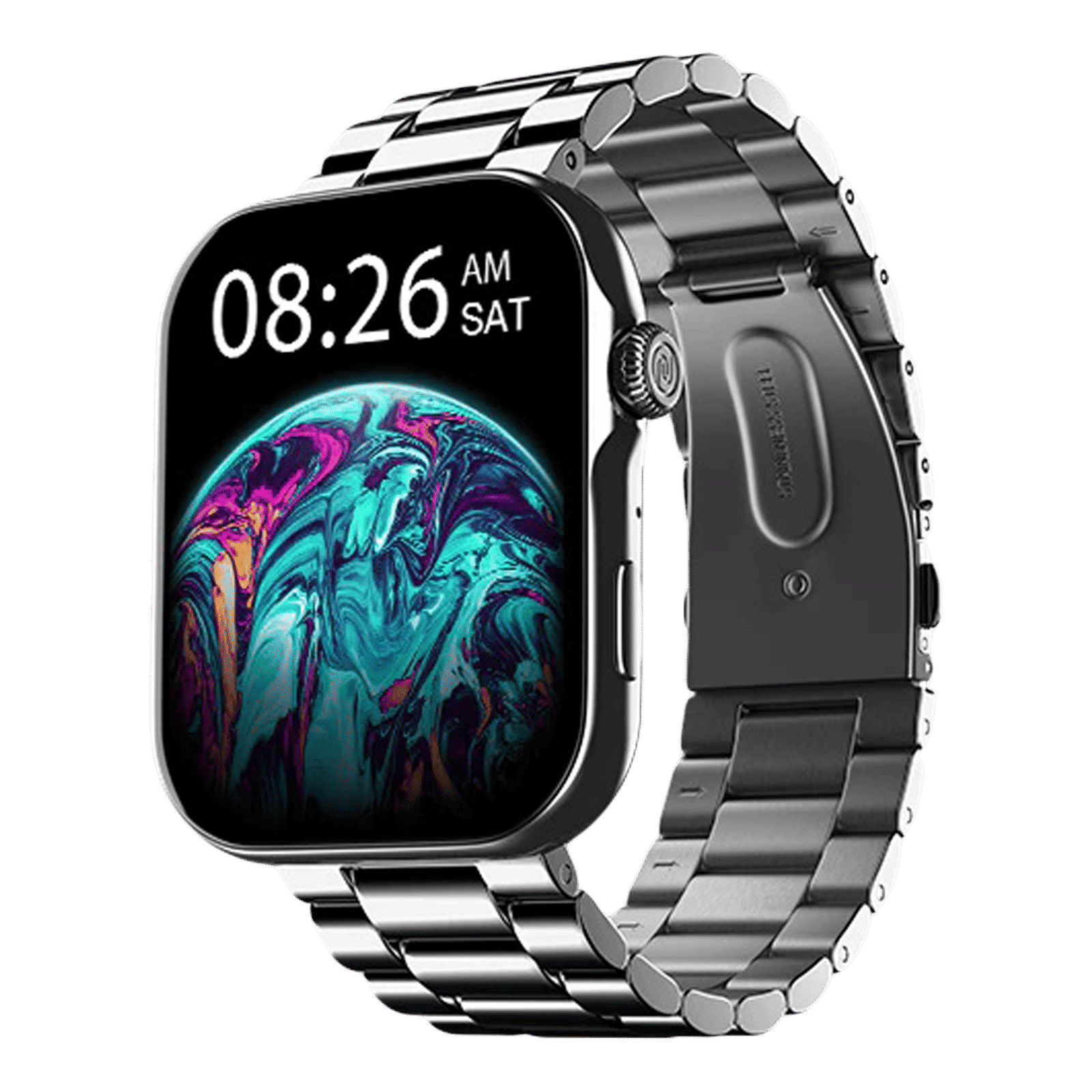 noise ColorFit Ultra 3 Smartwatch with Bluetooth Calling (49mm AMOLED Display, IP68 Water Resistant, Silver Elite Edition Strap)_4