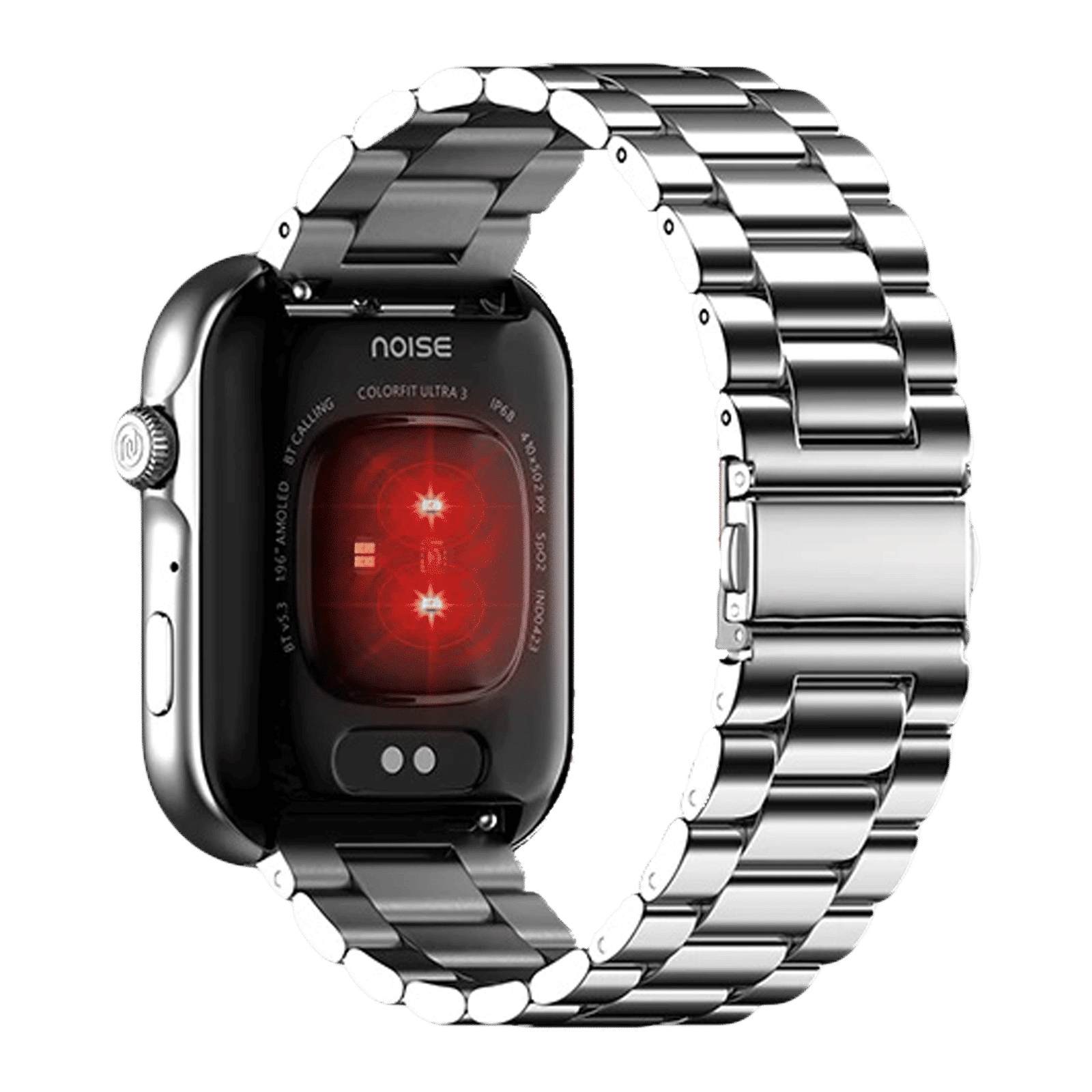 noise ColorFit Ultra 3 Smartwatch with Bluetooth Calling (49mm AMOLED Display, IP68 Water Resistant, Silver Elite Edition Strap)_5