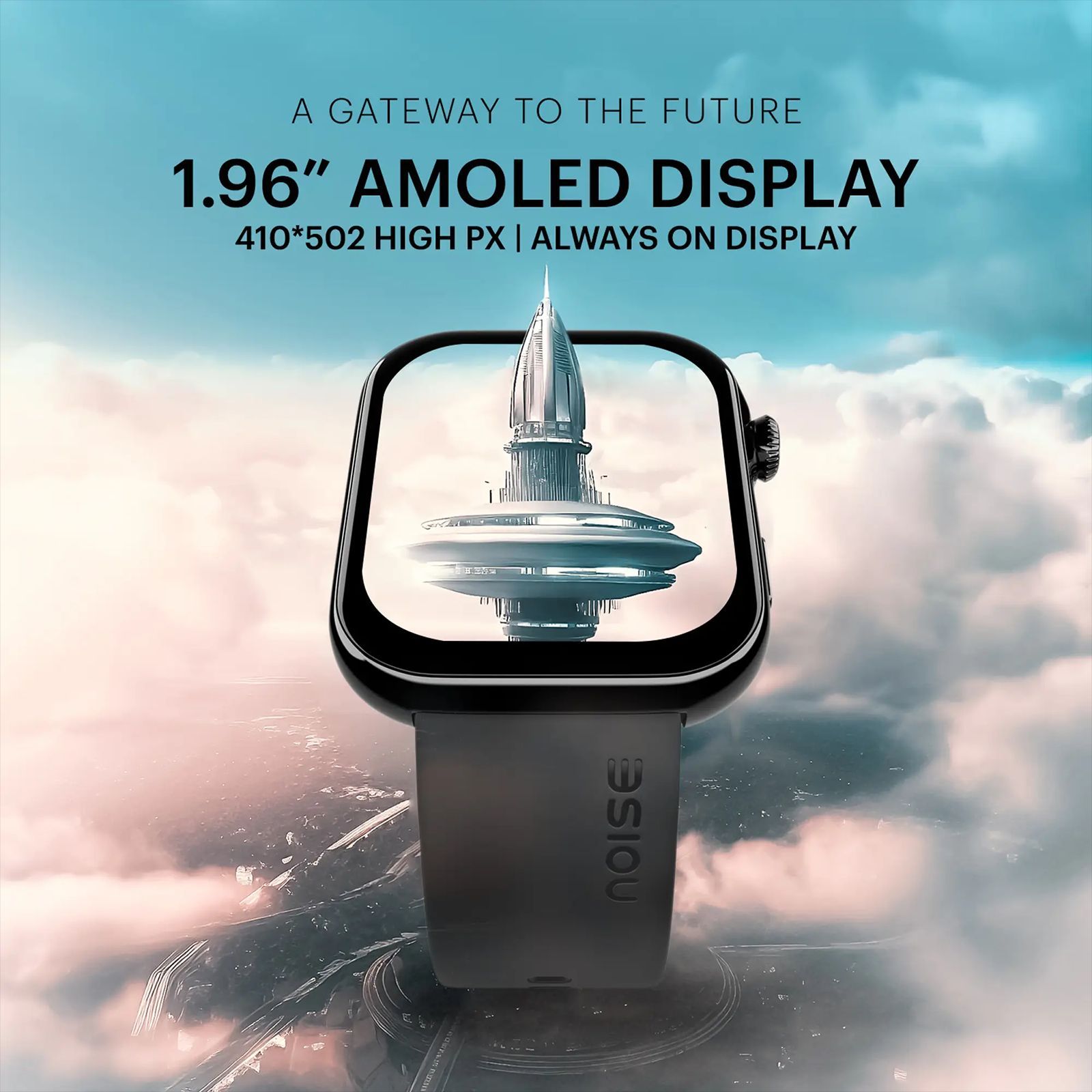 noise ColorFit Ultra 3 Smartwatch with Bluetooth Calling (49mm AMOLED Display, IP68 Water Resistant, Jet Black Strap)_6