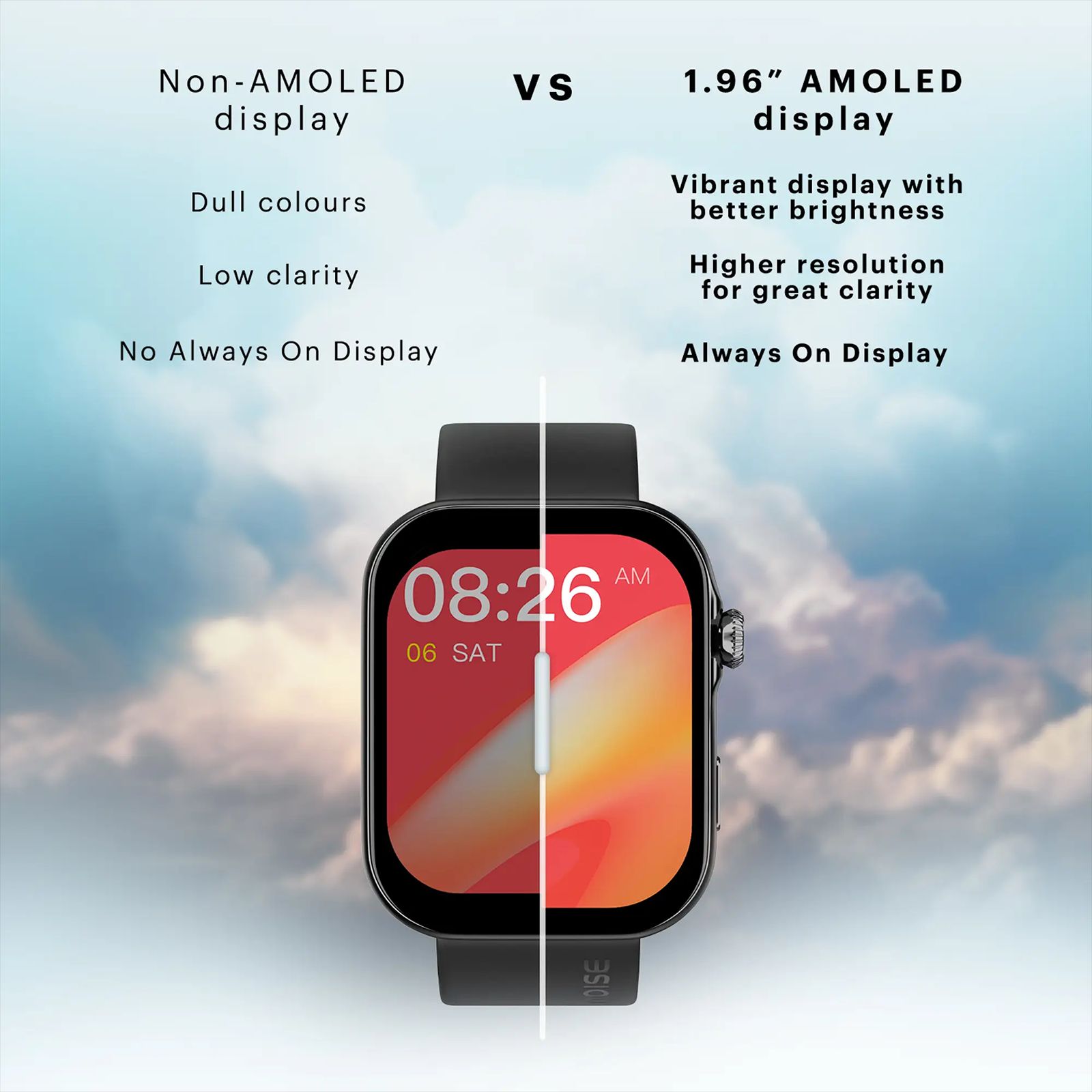 noise ColorFit Ultra 3 Smartwatch with Bluetooth Calling (49mm AMOLED Display, IP68 Water Resistant, Jet Black Strap)_7