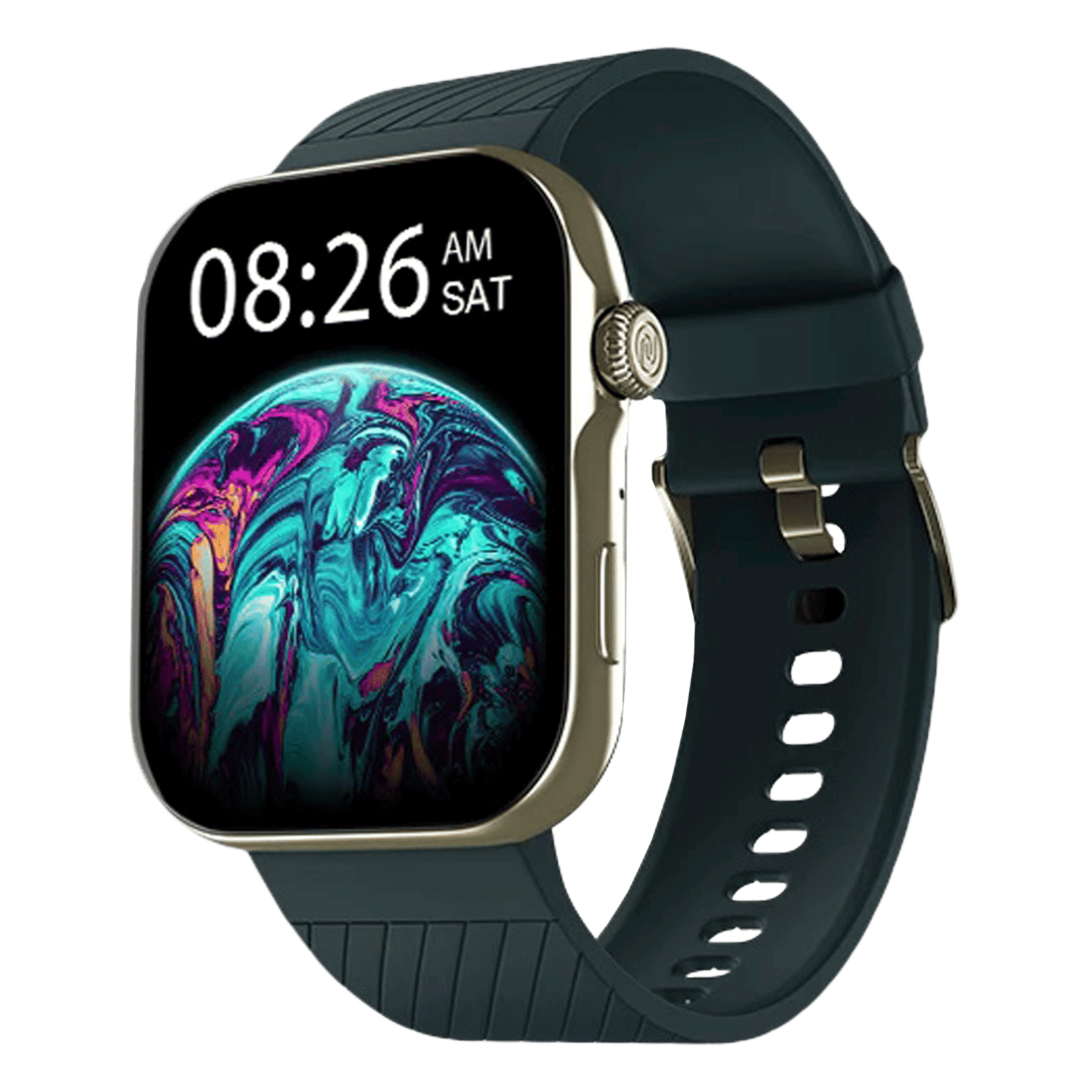 Noise ColorFit Ultra 3 Smartwatch with Bluetooth Calling (49mm AMOLED Display, IP68 Water Resistant, Teal Blue Strap)_3