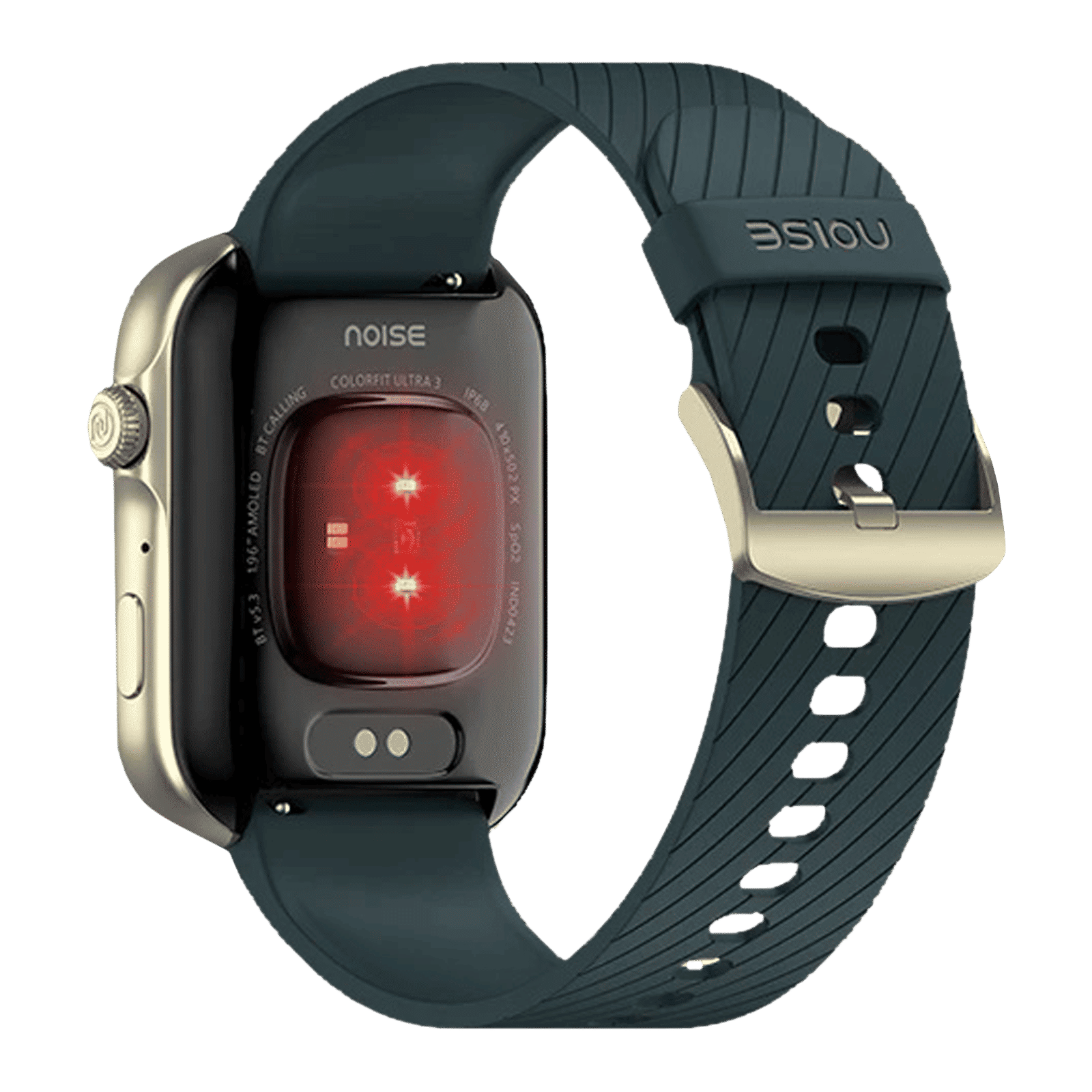 Noise ColorFit Ultra 3 Smartwatch with Bluetooth Calling (49mm AMOLED Display, IP68 Water Resistant, Teal Blue Strap)_4