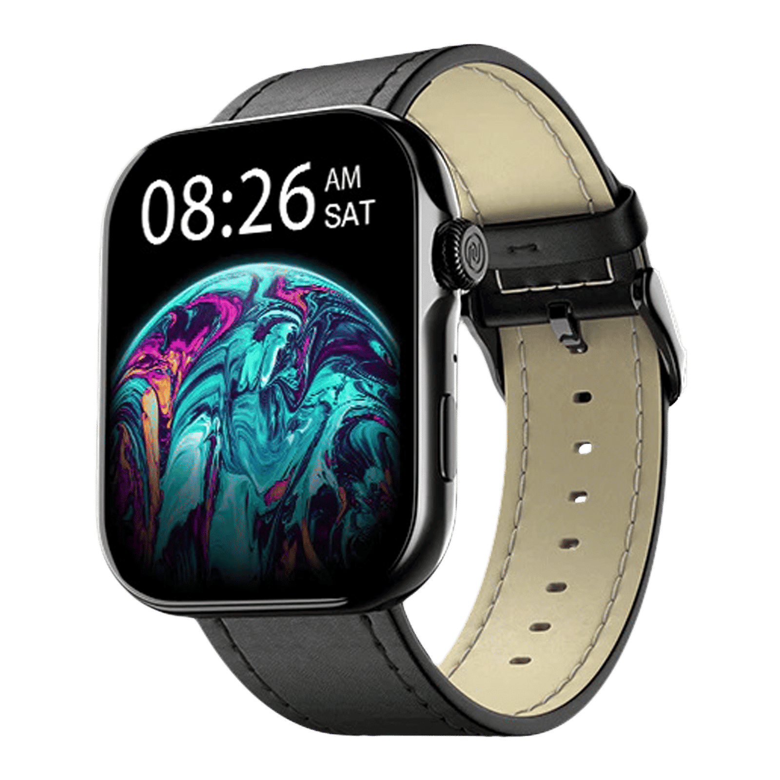 noise ColorFit Ultra 3 Smartwatch with Bluetooth Calling (49mm AMOLED Display, IP68 Water Resistant, Classic Black Strap)_4