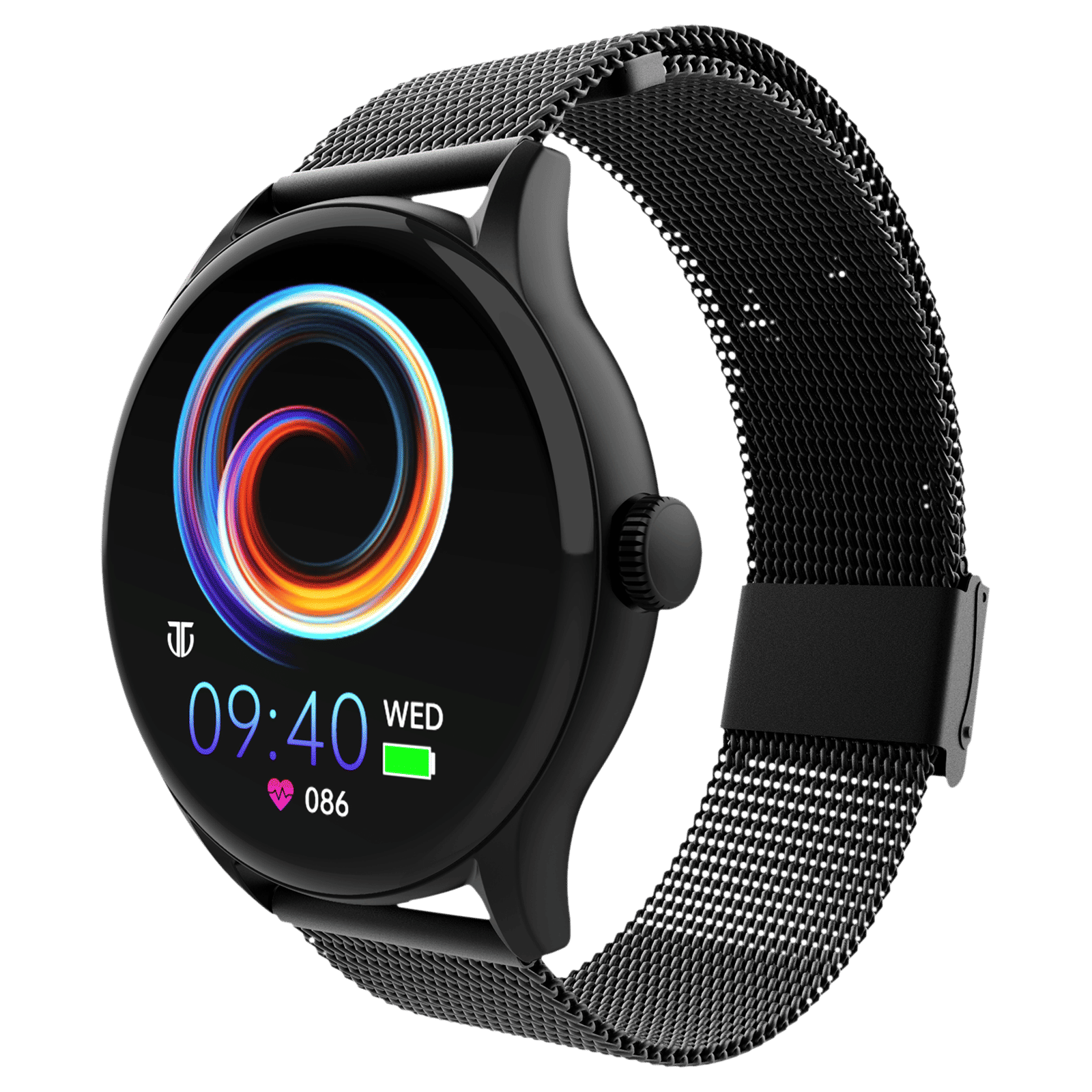 TITAN Evoke Smartwatch with Bluetooth Calling (36.32mm AMOLED Display, IP68 Water Resistant, Black Strap)_4