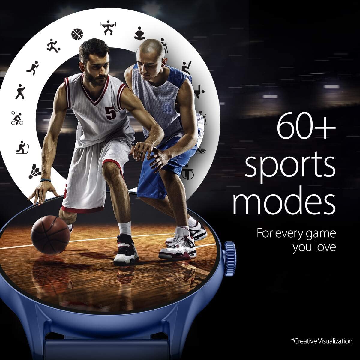 TITAN Evoke Smartwatch with Bluetooth Calling (36.32mm AMOLED Display, IP68 Water Resistant, Black Strap)_10