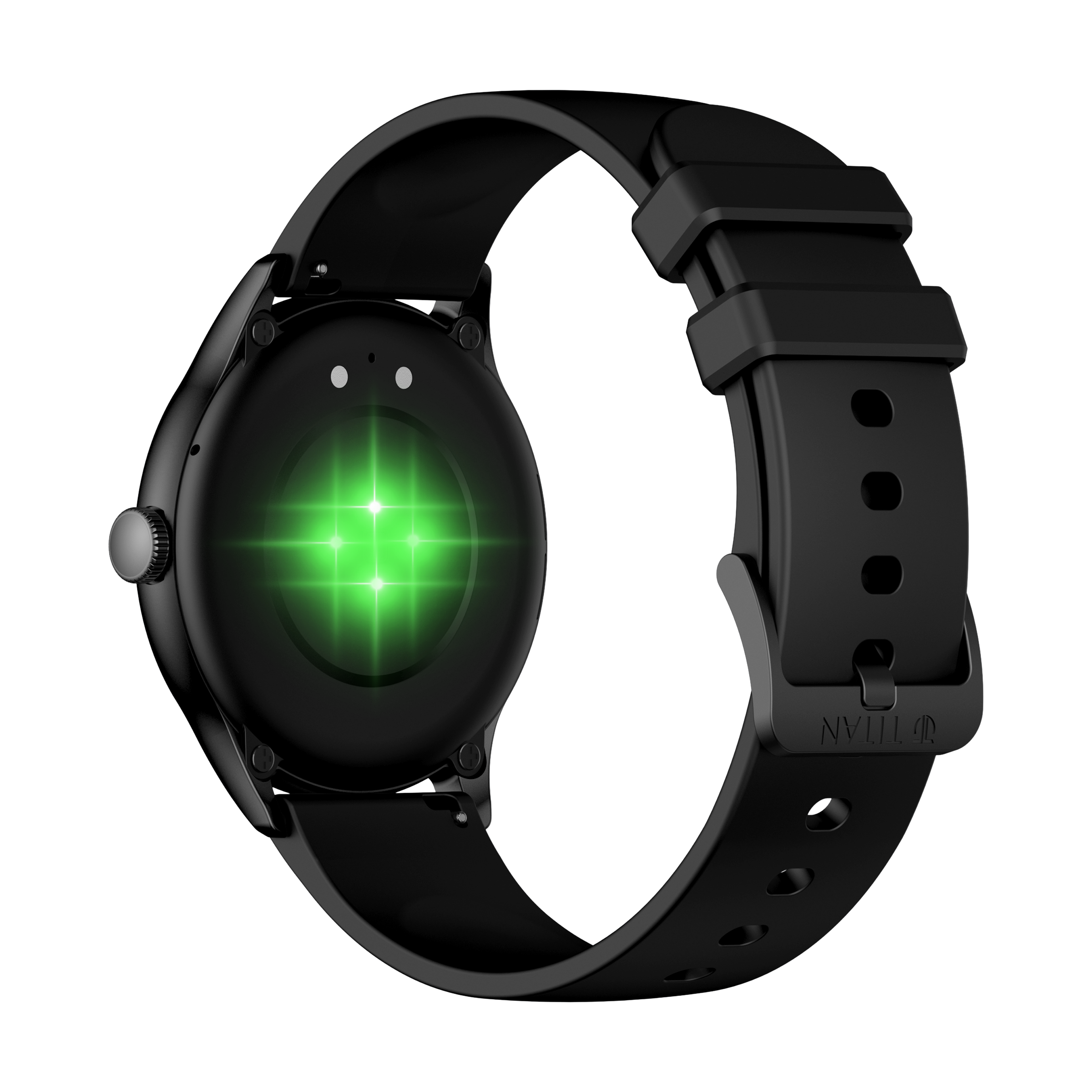 TITAN Evoke Smartwatch with Bluetooth Calling (36.32mm AMOLED Display, IP68 Water Resistant, Black Strap)_7