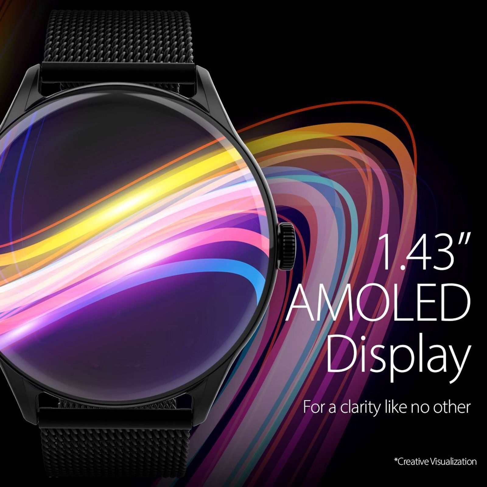 TITAN Evoke Smartwatch with Bluetooth Calling (36.32mm AMOLED Display, IP68 Water Resistant, Blue Strap)_10