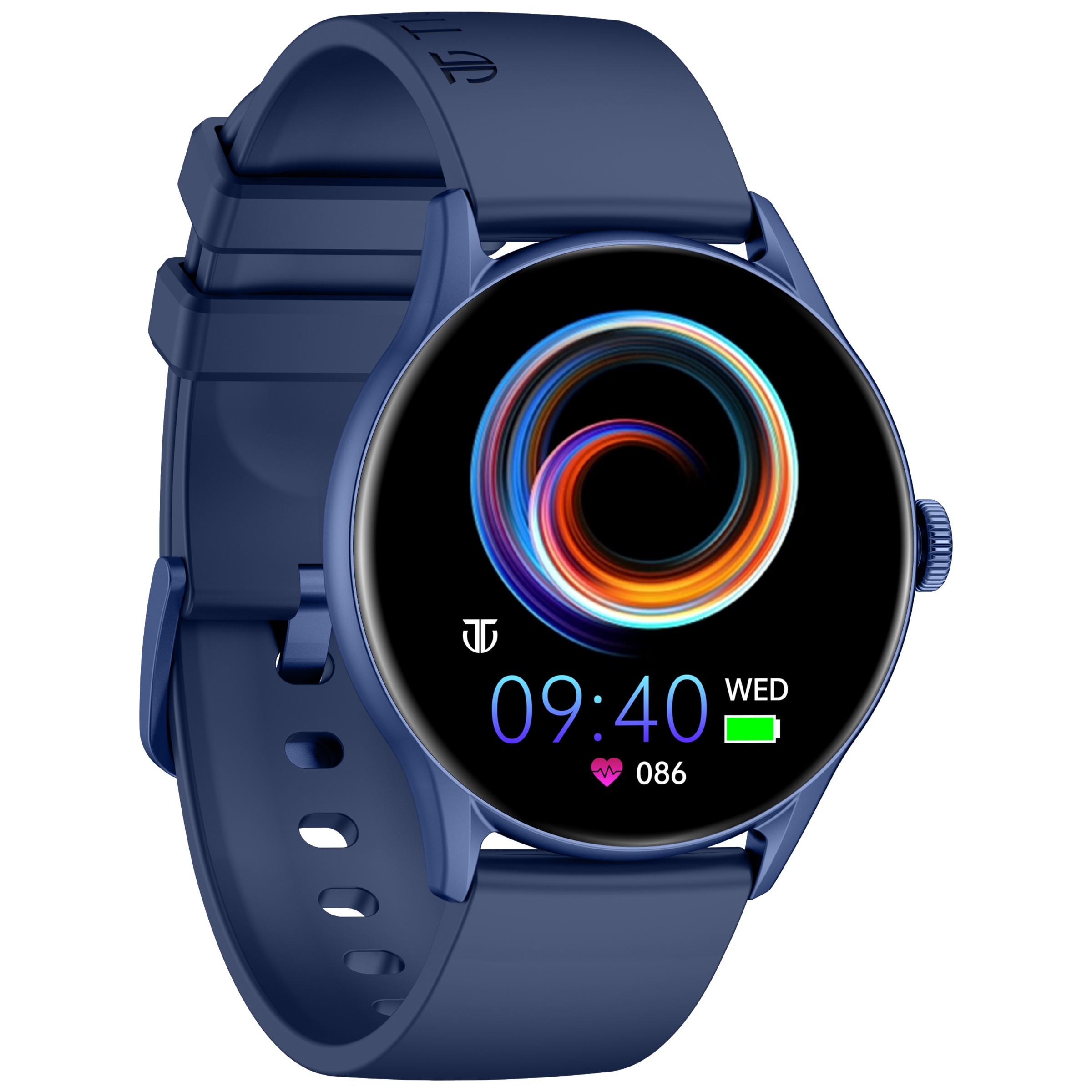 TITAN Evoke Smartwatch with Bluetooth Calling (36.32mm AMOLED Display, IP68 Water Resistant, Blue Strap)_6