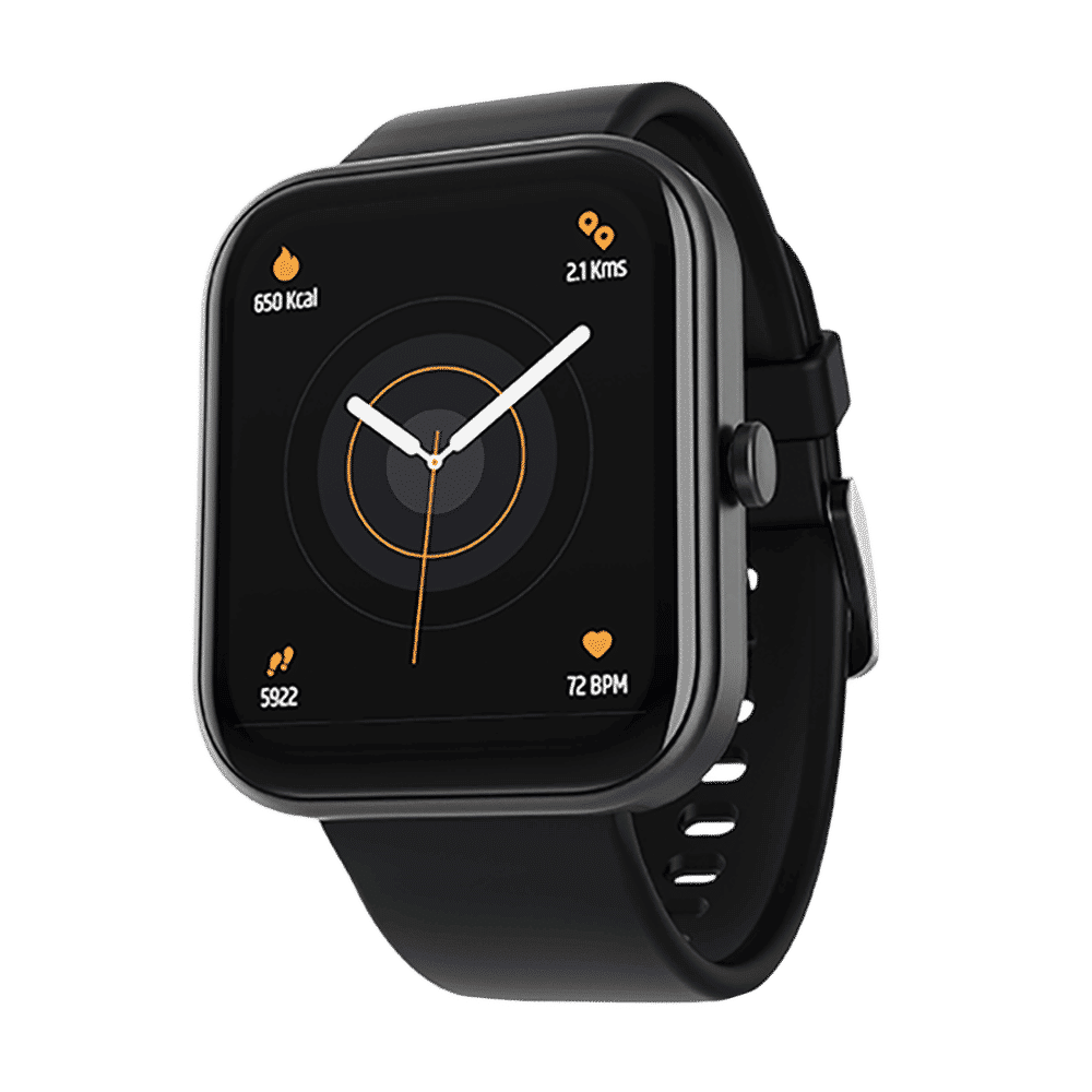 boAt Wave Electra Smartwatch with Bluetooth Calling (46mm HD Curved Display, IP68 Water Resistant, Charcoal Black Strap)_4