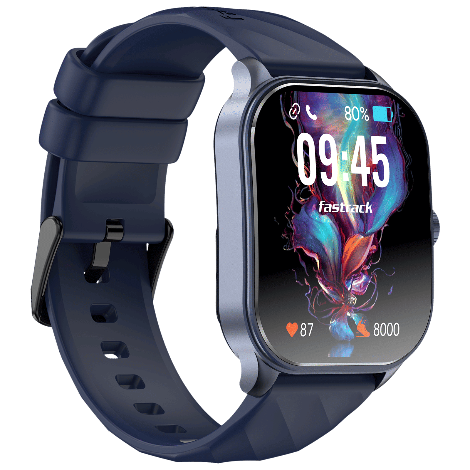 Fastrack Reflex Play Plus Power Smartwatch with Bluetooth Calling (49.78mm Super AMOLED Display, IP68 Water Resistant, Blue Strap)_9