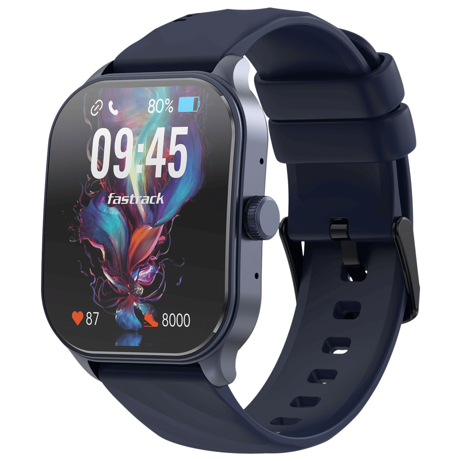 Fastrack Reflex Play Plus Power Smartwatch with Bluetooth Calling (49.78mm Super AMOLED Display, IP68 Water Resistant, Blue Strap)_3