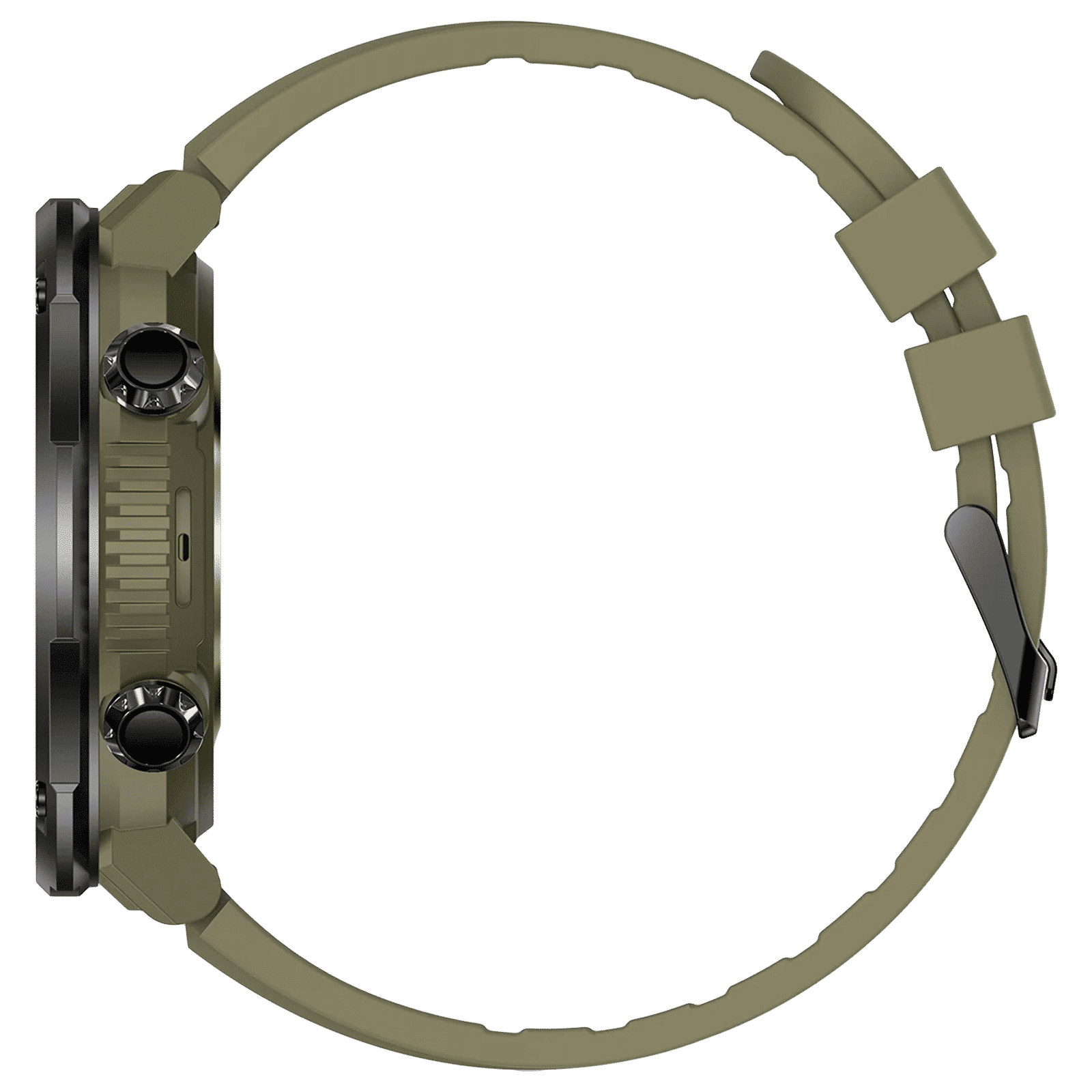 FIRE-BOLTT Sphere Smartwatch with Bluetooth Calling (40.6mm HD Display, IP68 Water Resistant, Green Forest Strap)_5