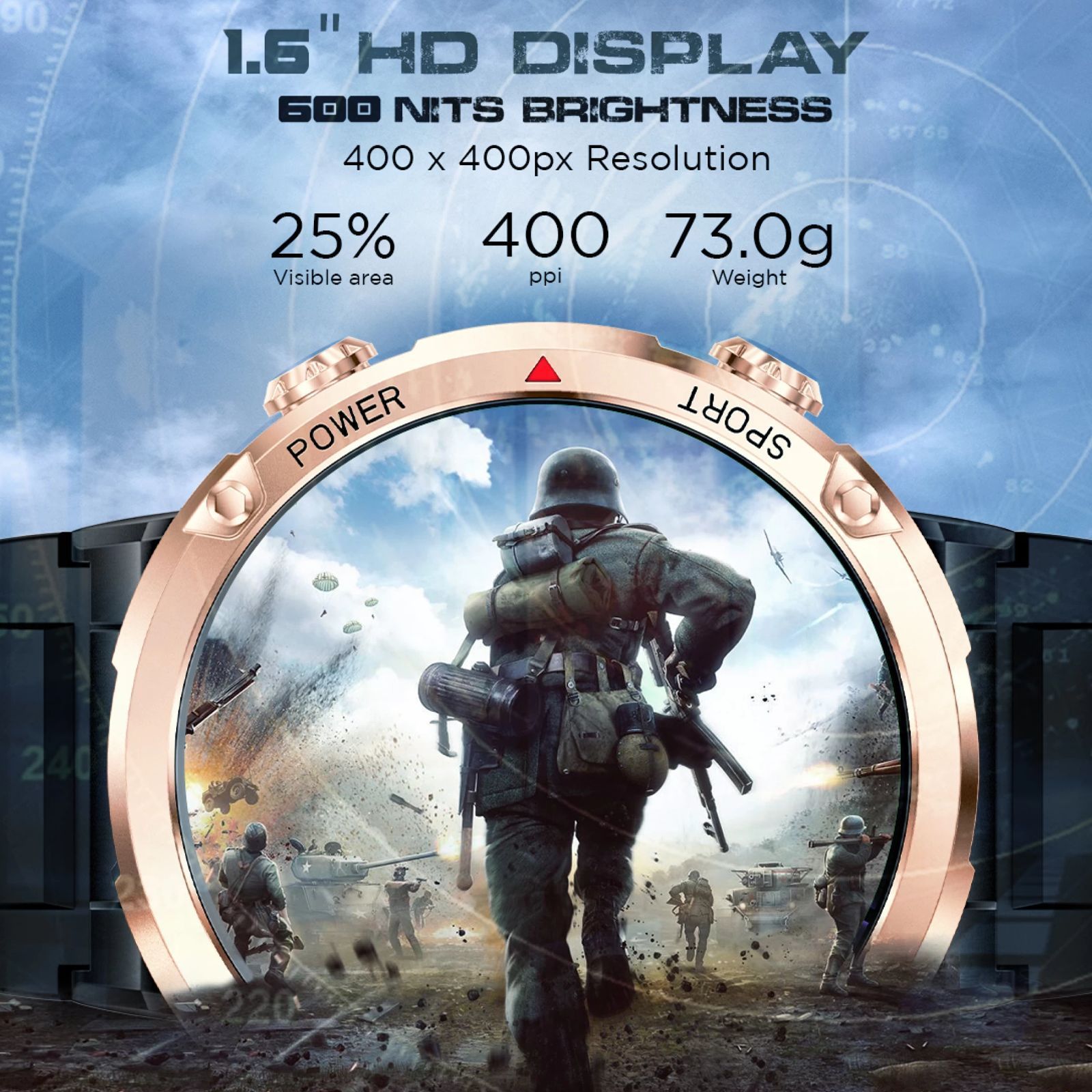 FIRE-BOLTT Sphere Smartwatch with Bluetooth Calling (40.6mm HD Display, IP68 Water Resistant, Black Strap)_3