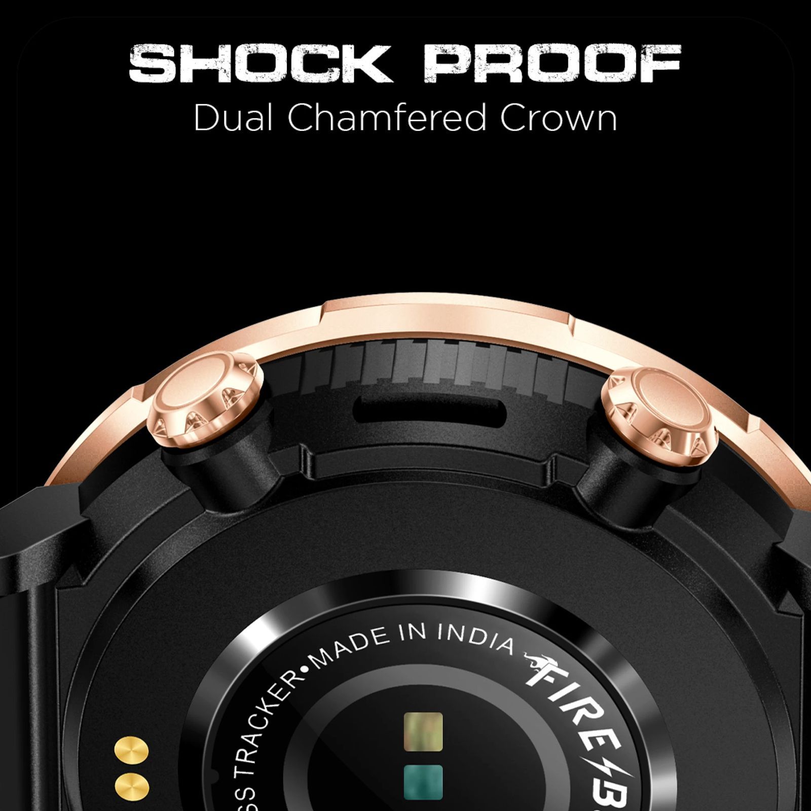 FIRE-BOLTT Sphere Smartwatch with Bluetooth Calling (40.6mm HD Display, IP68 Water Resistant, Black Strap)_7