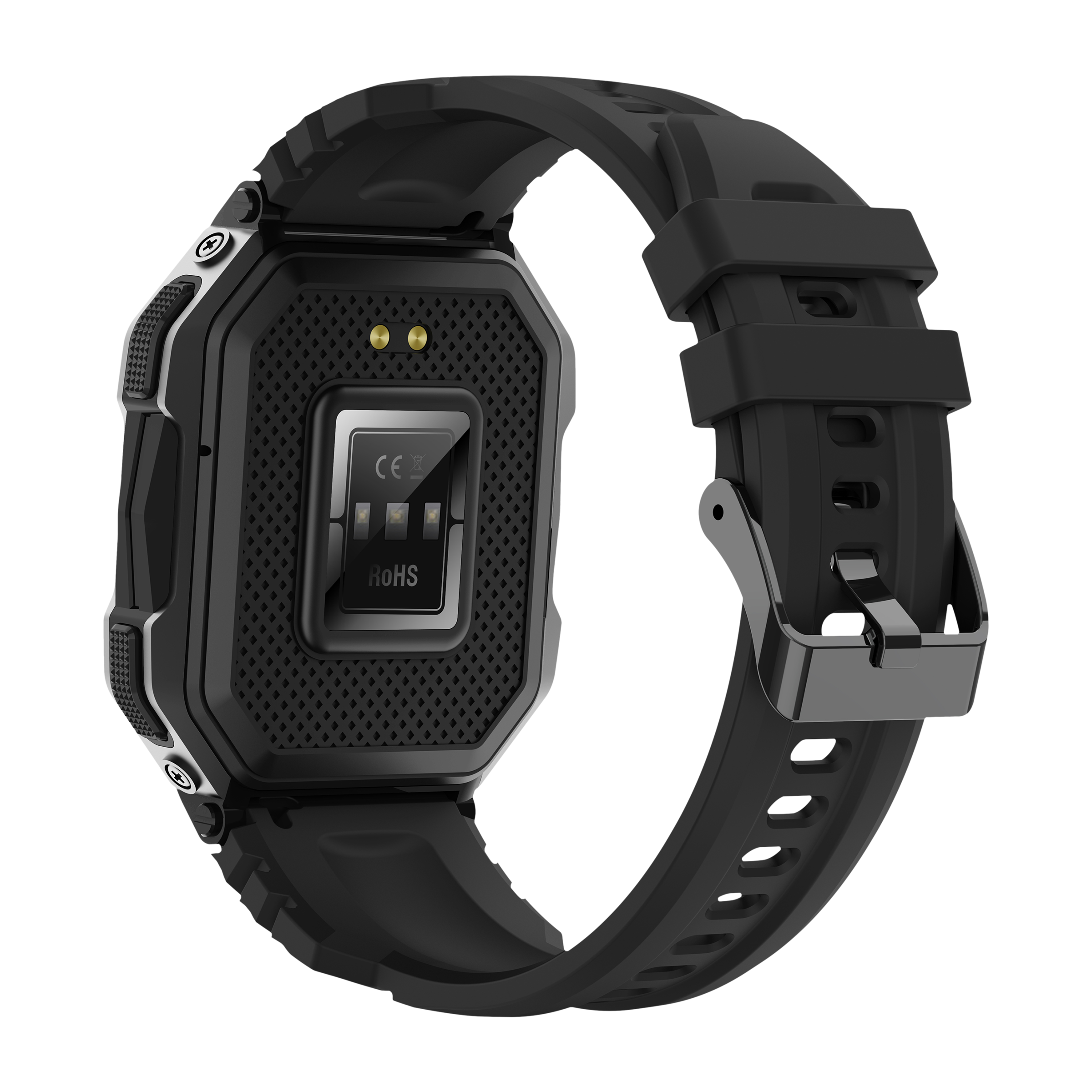 FIRE-BOLTT Shark Smartwatch with Bluetooth Calling (46.4mm HD Display, IP67 Water Resistant, Black Strap)_6