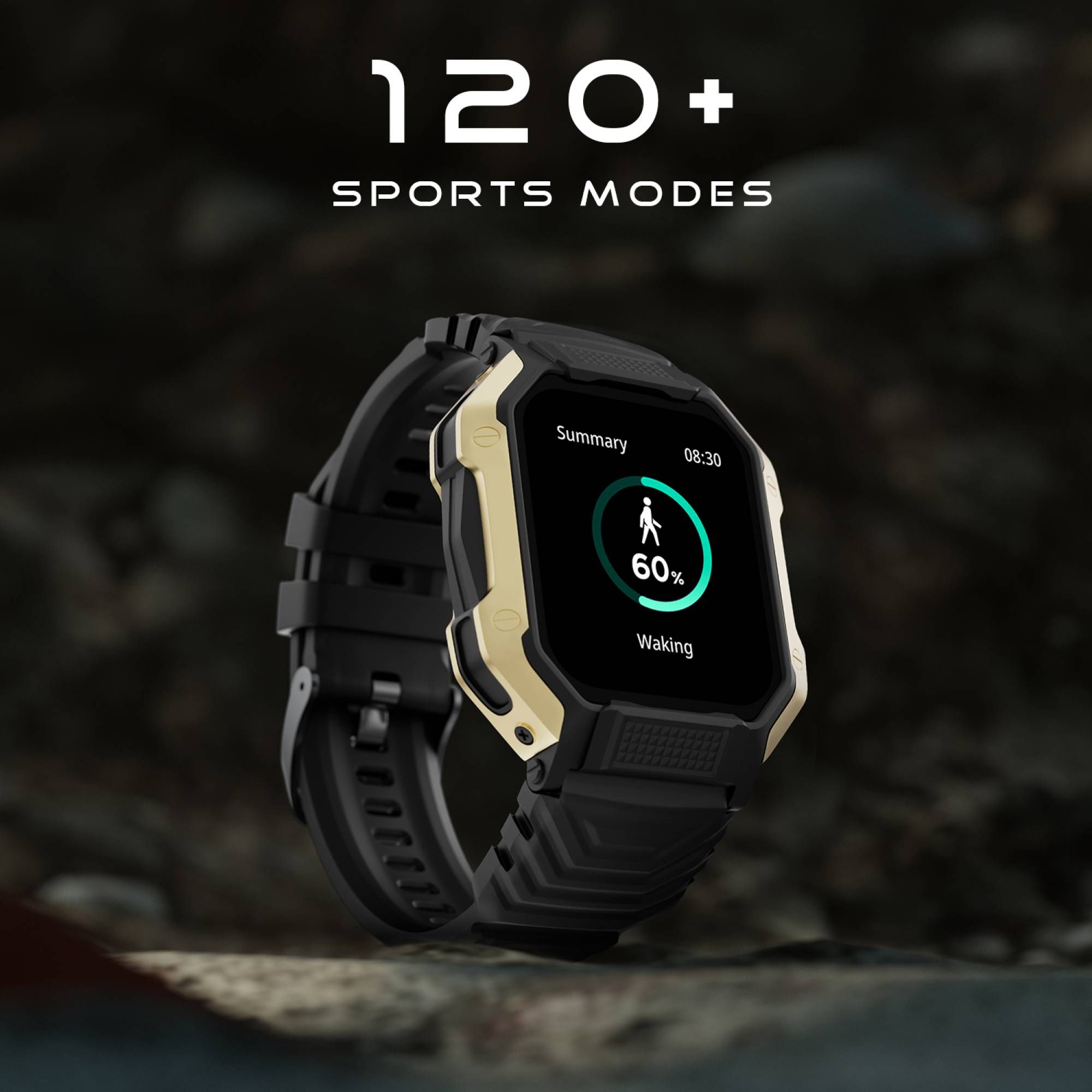 FIRE-BOLTT Shark Smartwatch with Bluetooth Calling (46.4mm HD Display, IP67 Water Resistant, Black Strap)_12