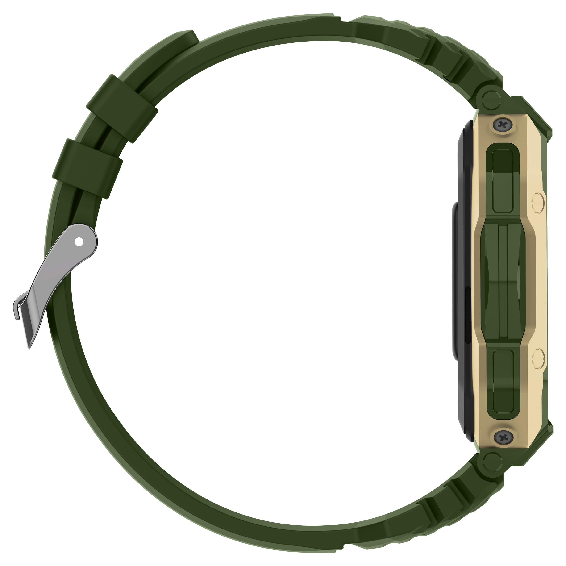 FIRE-BOLTT Shark Smartwatch with Bluetooth Calling (46.4mm HD Display, IP67 Water Resistant, Green Strap)_15