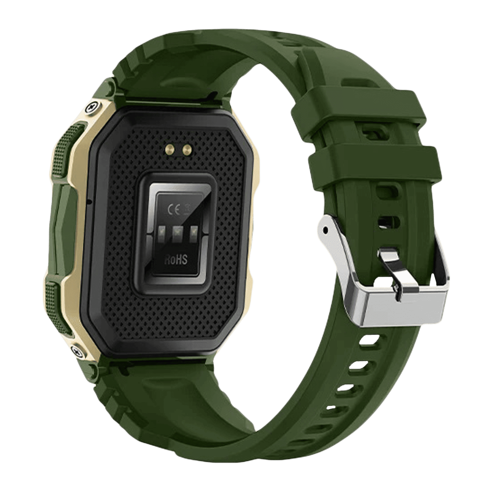 FIRE-BOLTT Shark Smartwatch with Bluetooth Calling (46.4mm HD Display, IP67 Water Resistant, Green Strap)_6