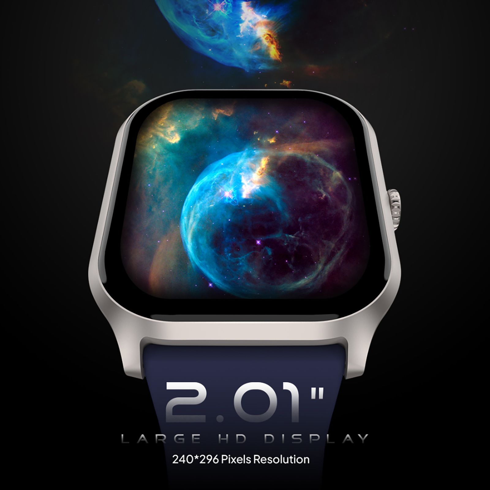 FIRE-BOLTT Hunter Smartwatch with Bluetooth Calling (51.05mm TFT Display, IP67 Water Resistant, Dark Blue Strap)_7