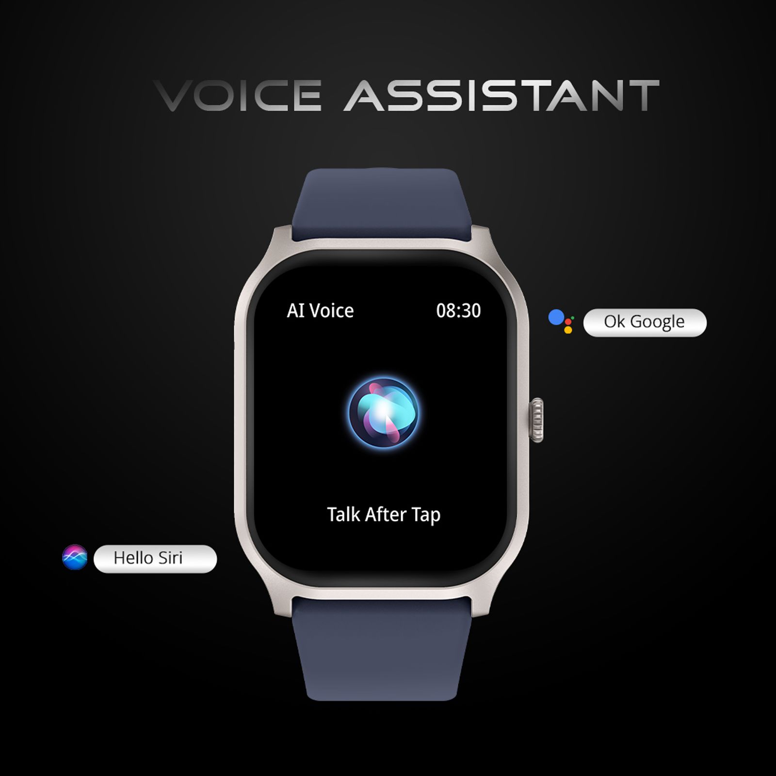 FIRE-BOLTT Hunter Smartwatch with Bluetooth Calling (51.05mm TFT Display, IP67 Water Resistant, Dark Blue Strap)_13