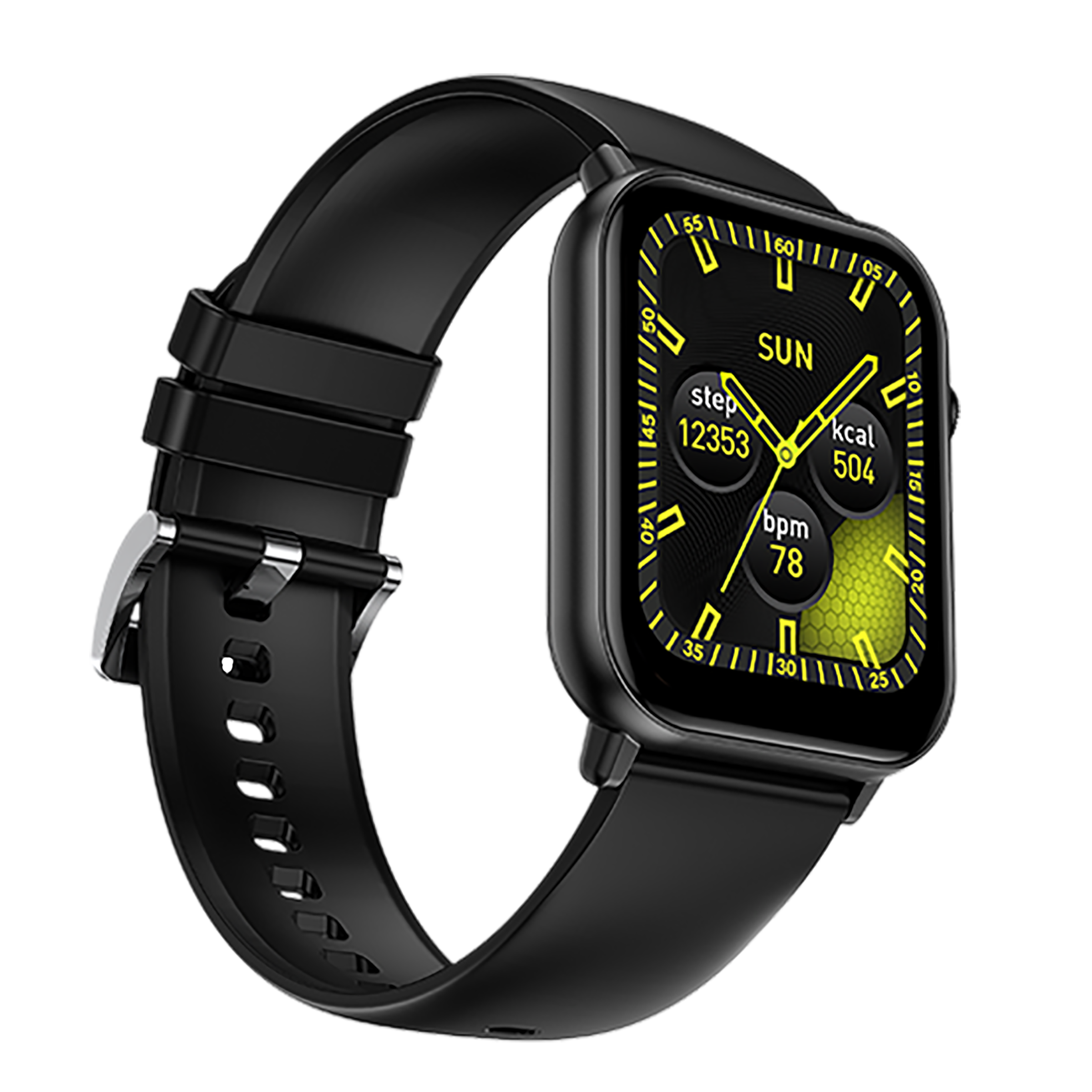 FIRE-BOLTT Ninja Fit BSW063 Smartwatch with Activity Tracker (42.9mm HD Display, IP68 Water Resistant, Black Strap)_5