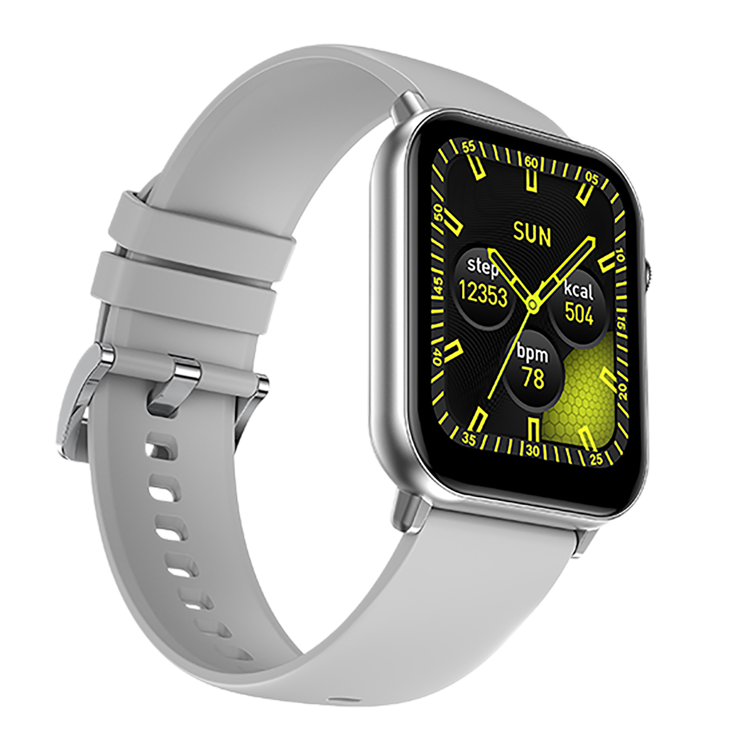 FIRE-BOLTT Ninja Fit BSW063 Smartwatch with Activity Tracker (42.9mm HD Display, IP68 Water Resistant, Grey Strap)_6