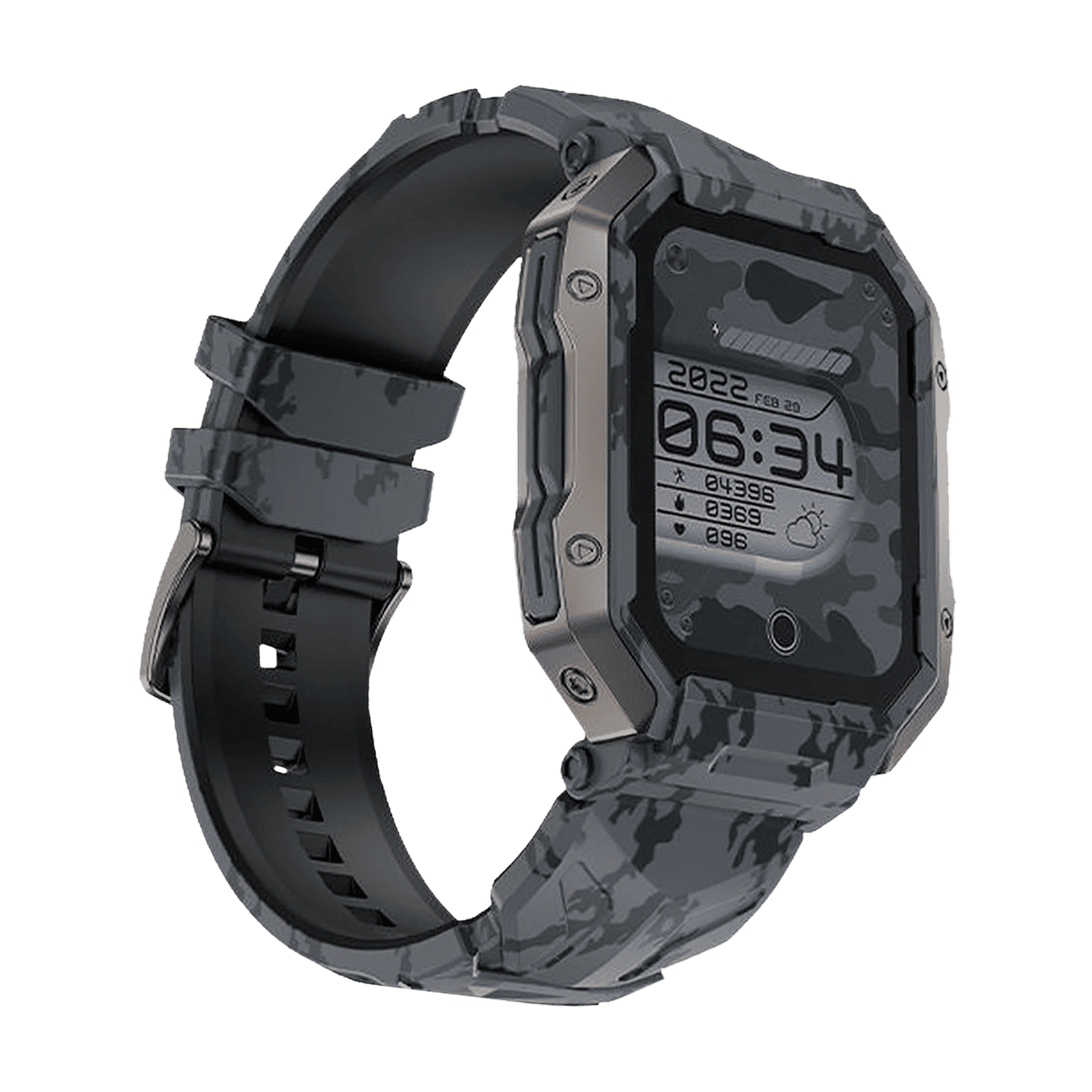 FIRE-BOLTT Cobra Smartwatch with Bluetooth Calling (45.21mm AMOLED Display, IP68 Water Resistant, Camo Black Strap)_5