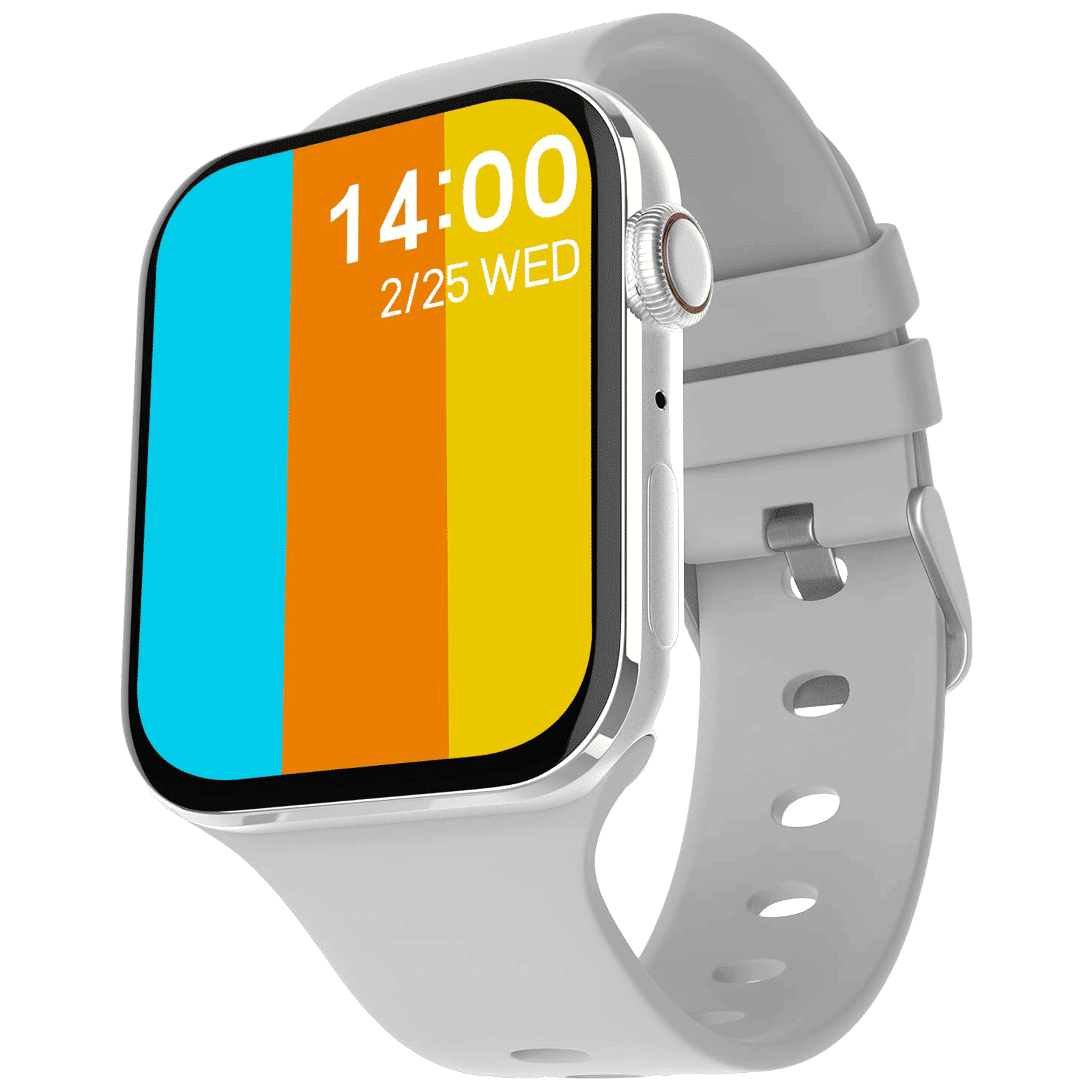 FIRE-BOLTT Visionary Smartwatch with Bluetooth Calling (45mm AMOLED Display, IP68 Water Resistant, Silver Strap)_4