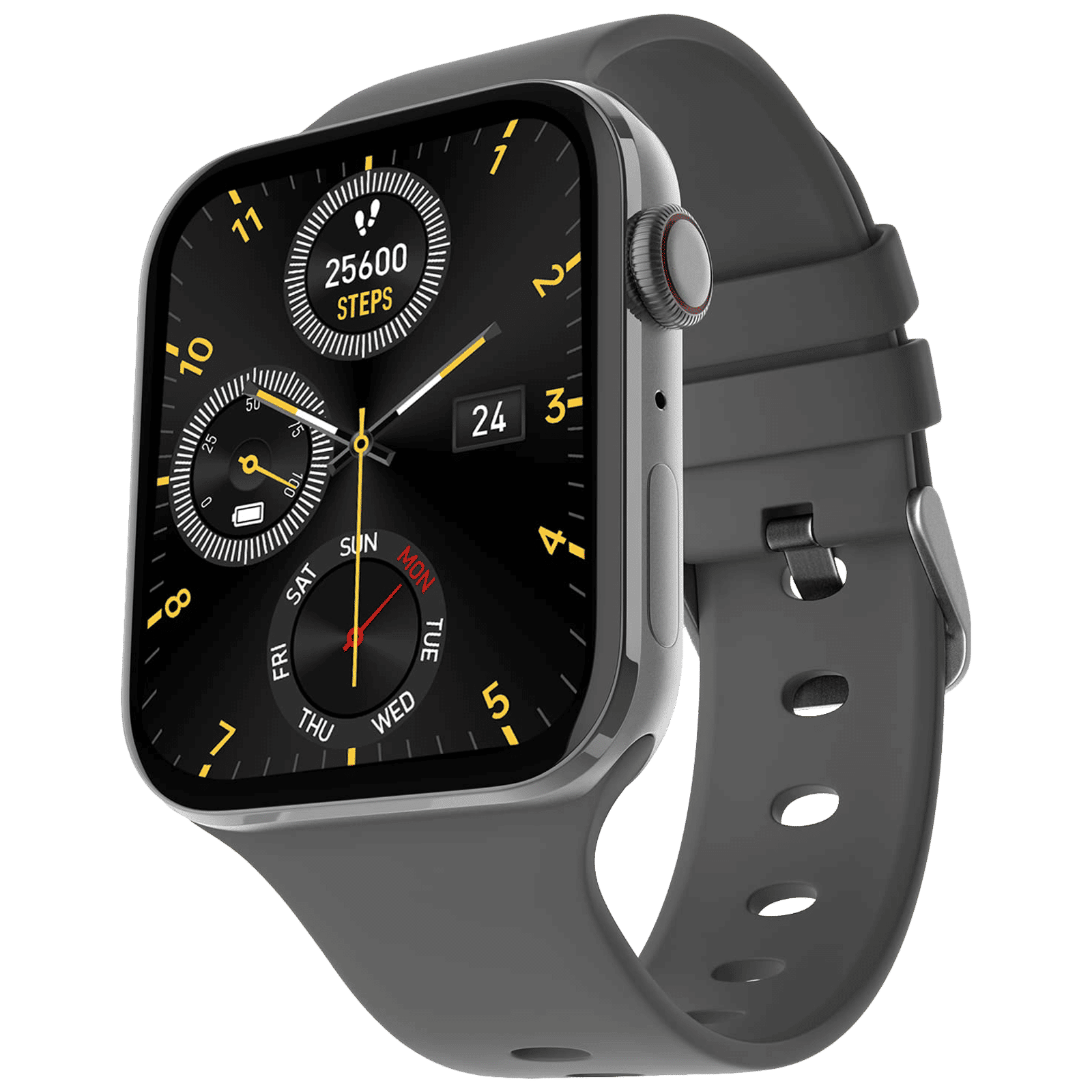 FIRE-BOLTT Visionary Smartwatch with Bluetooth Calling (45mm AMOLED Display, IP68 Water Resistant, Dark Grey Strap) FIRE-BOLTT Visionary Smartwatch with Bluetooth Calling (45mm AMOLED Display, IP68 Water Resistant, Dark Grey Strap)_4