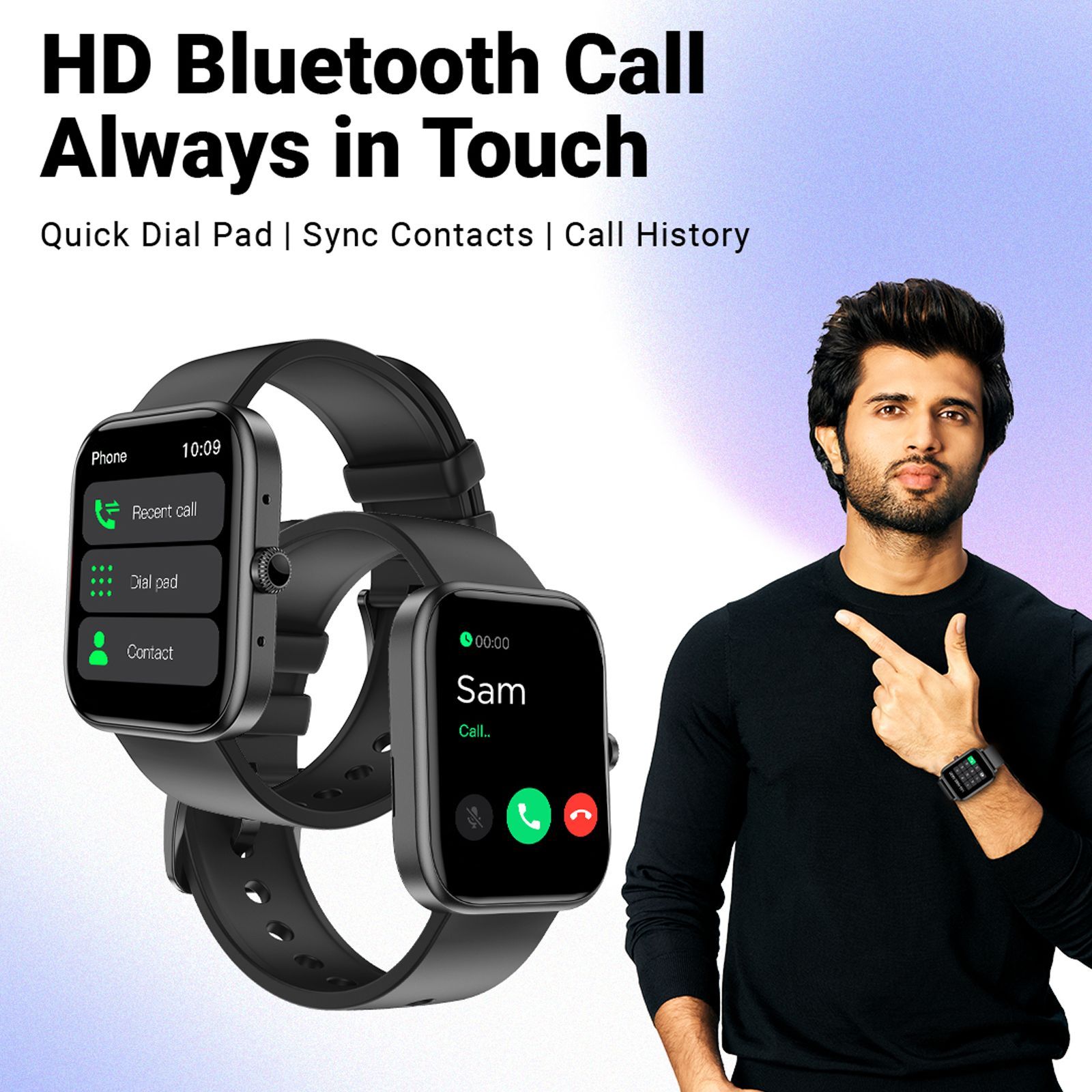 FIRE-BOLTT Ninja Call 2 Plus Smartwatch with Bluetooth Calling (46.48mm TFT Display, IP67 Water Resistant, Black Strap)_12