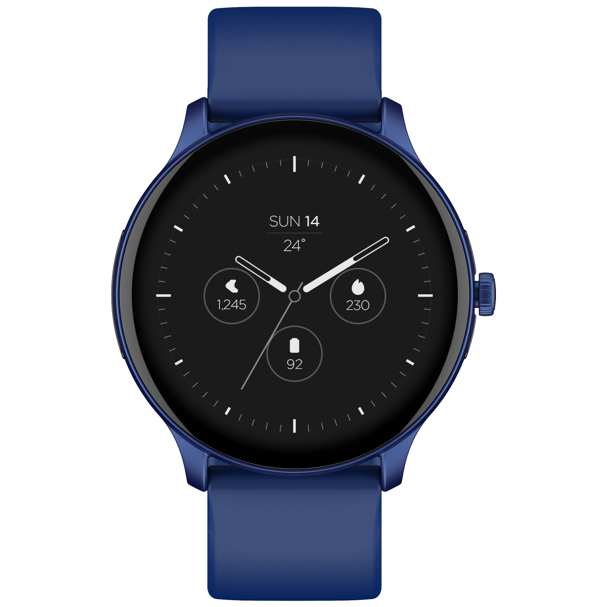 boAt Wave Primia Talk Smartwatch with Bluetooth Calling (35.3mm AMOLED Display, IP68 Water Resistant, Cool Blue Strap)_1